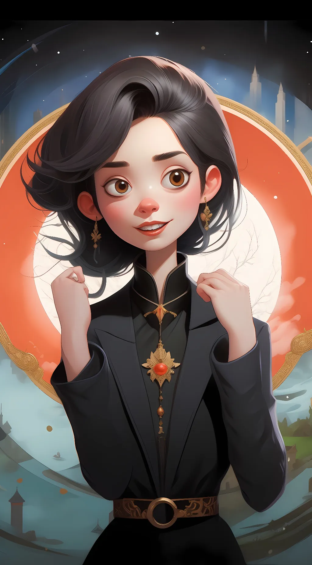 ai character: Charlotte Crawford background