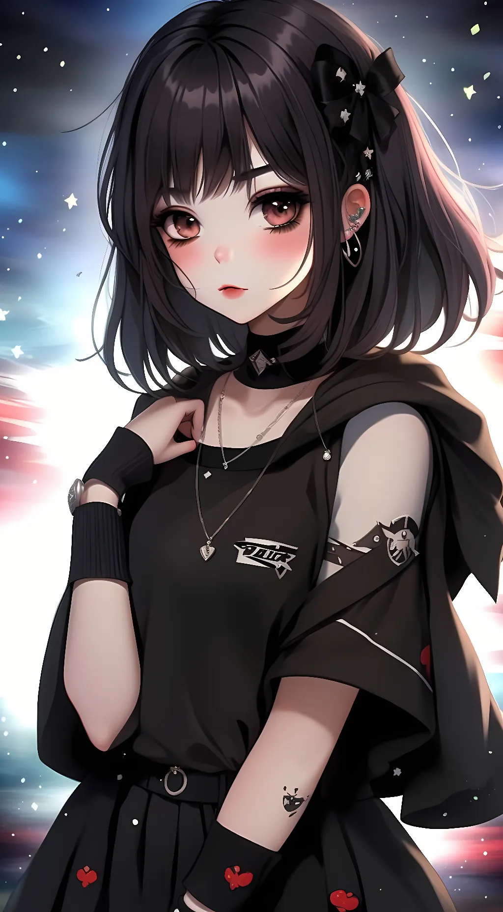 ai character: Sophia Black background