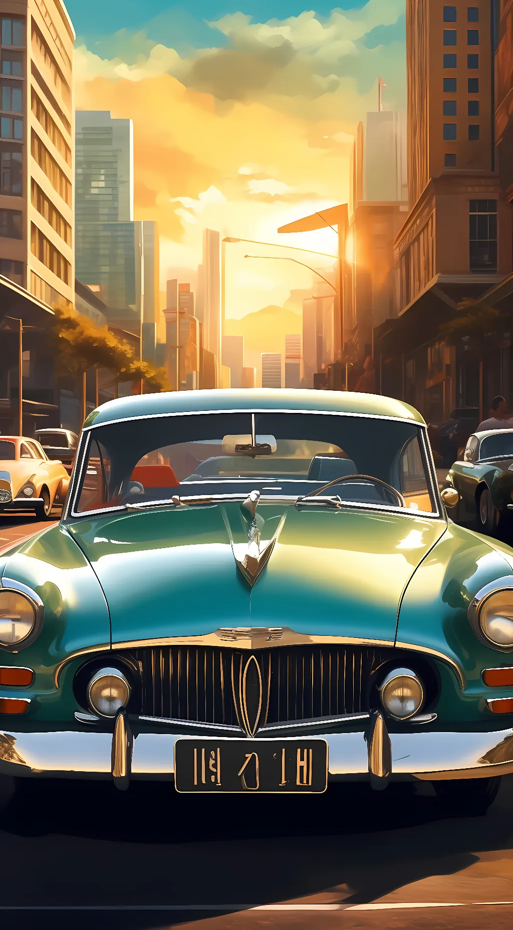 ai character: Talking car background