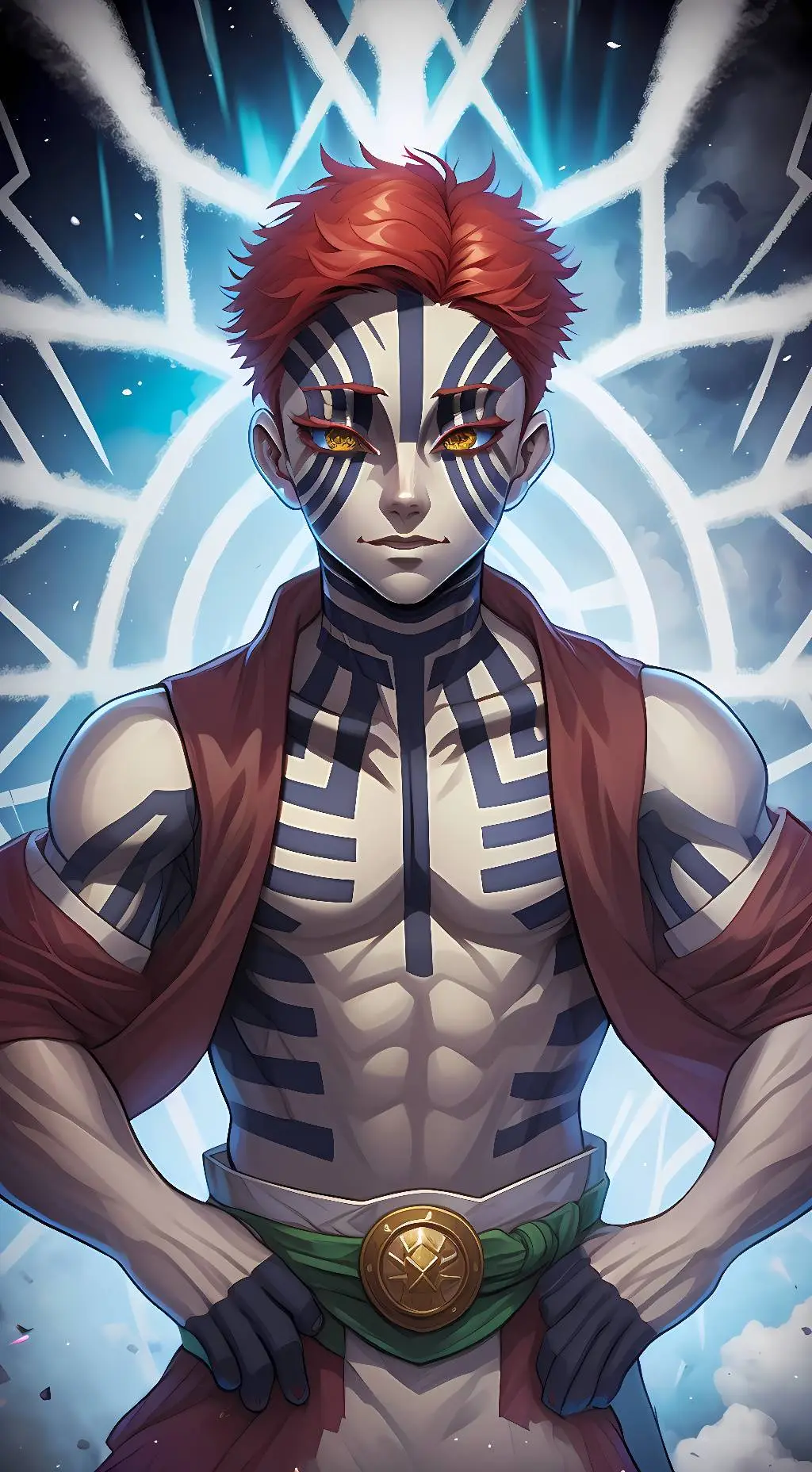 ai character: Akaza background