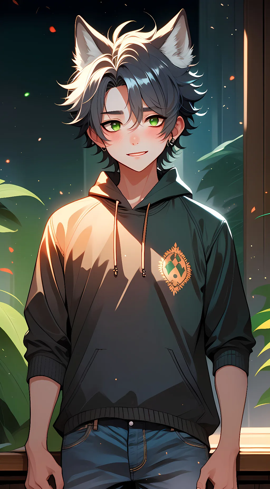 ai character: drake  background