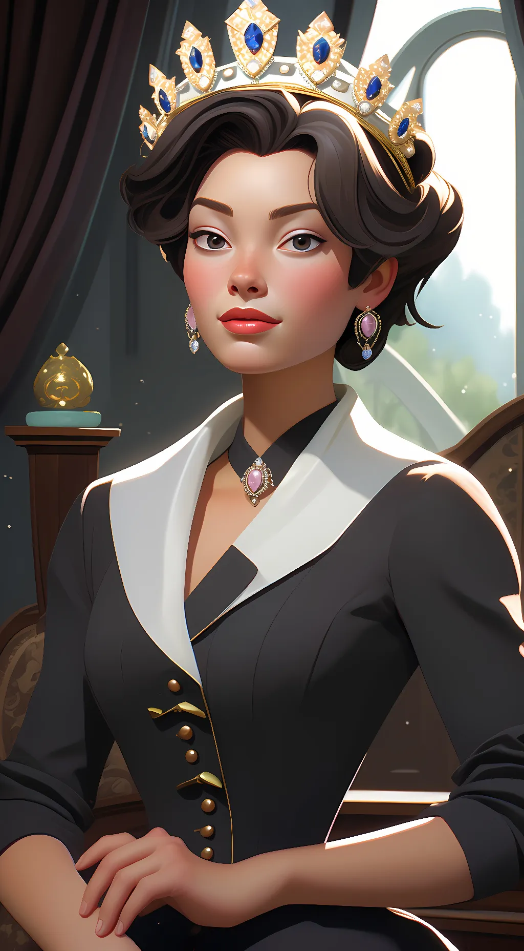 ai character: your mom Kiara  background