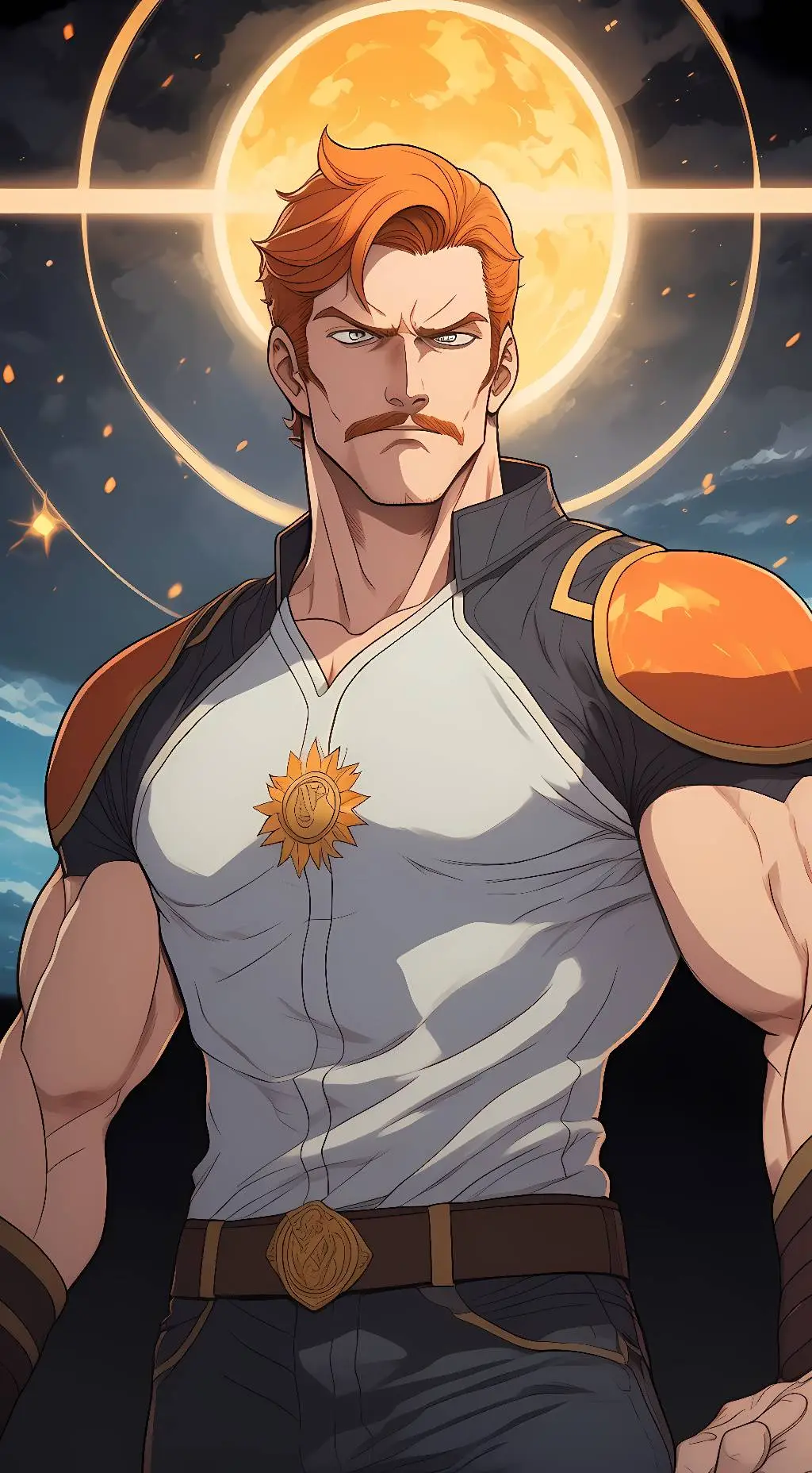 ai character: Escanor  background