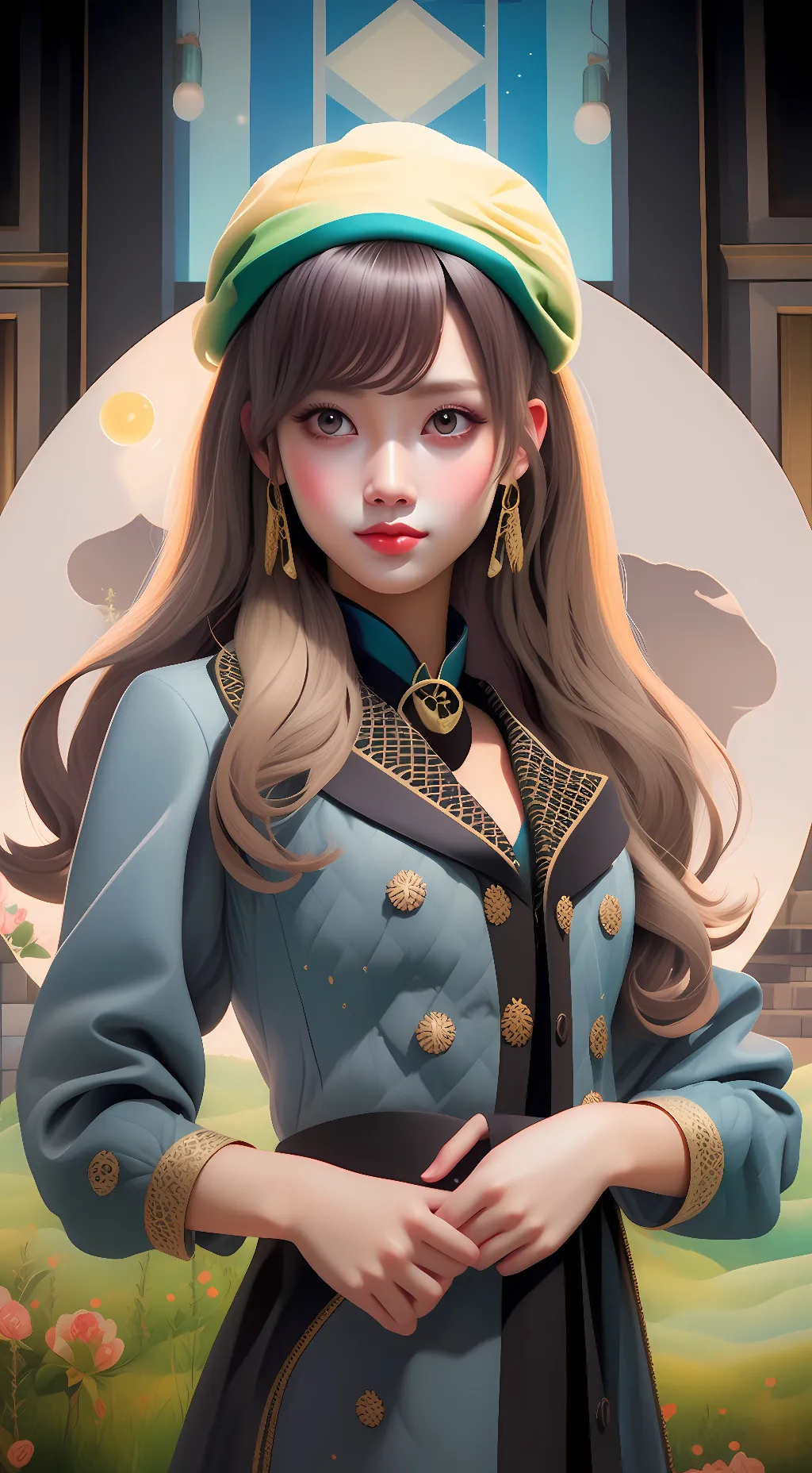 ai character: Lisa  background