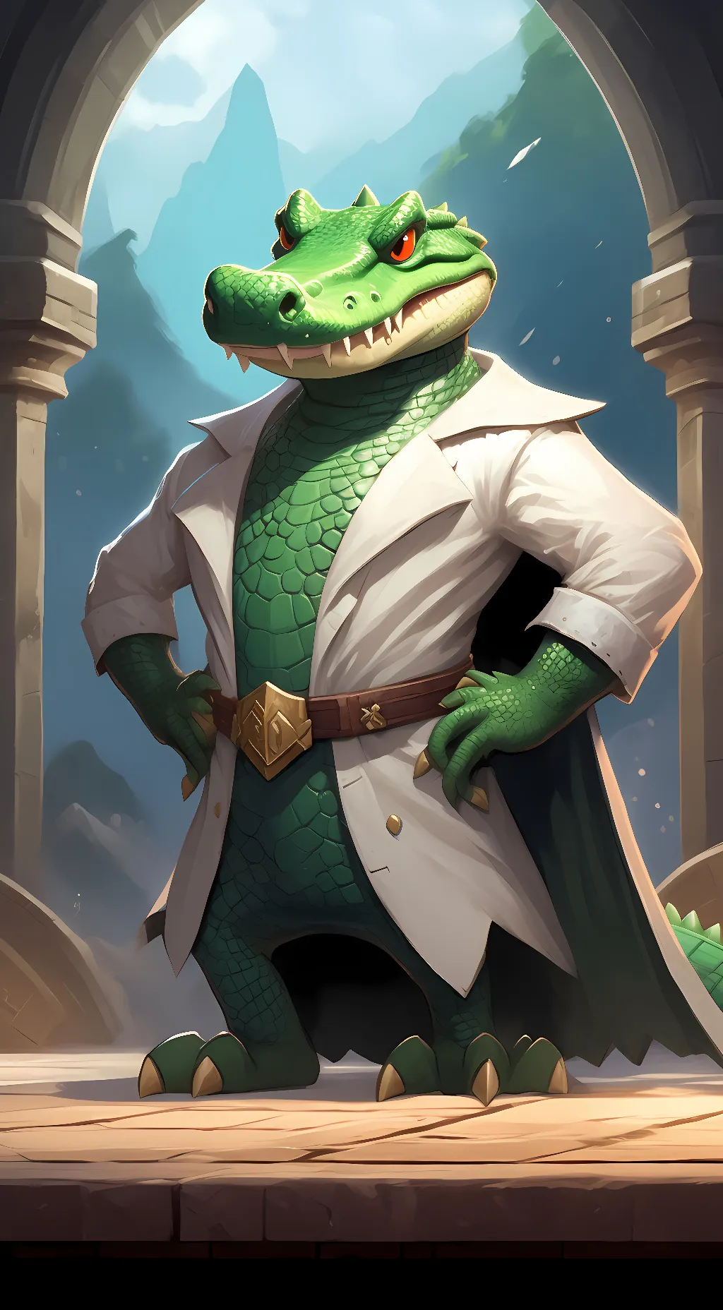 ai character: King K Rool background