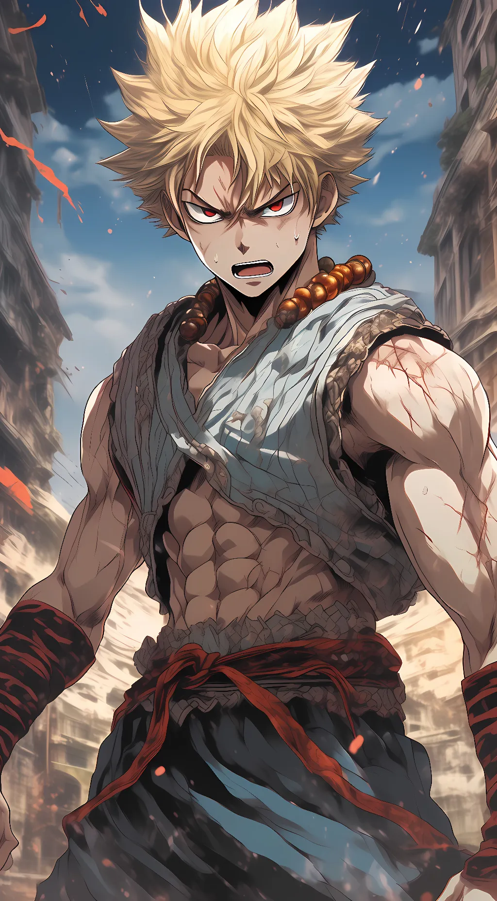 ai character: BAKUGO background