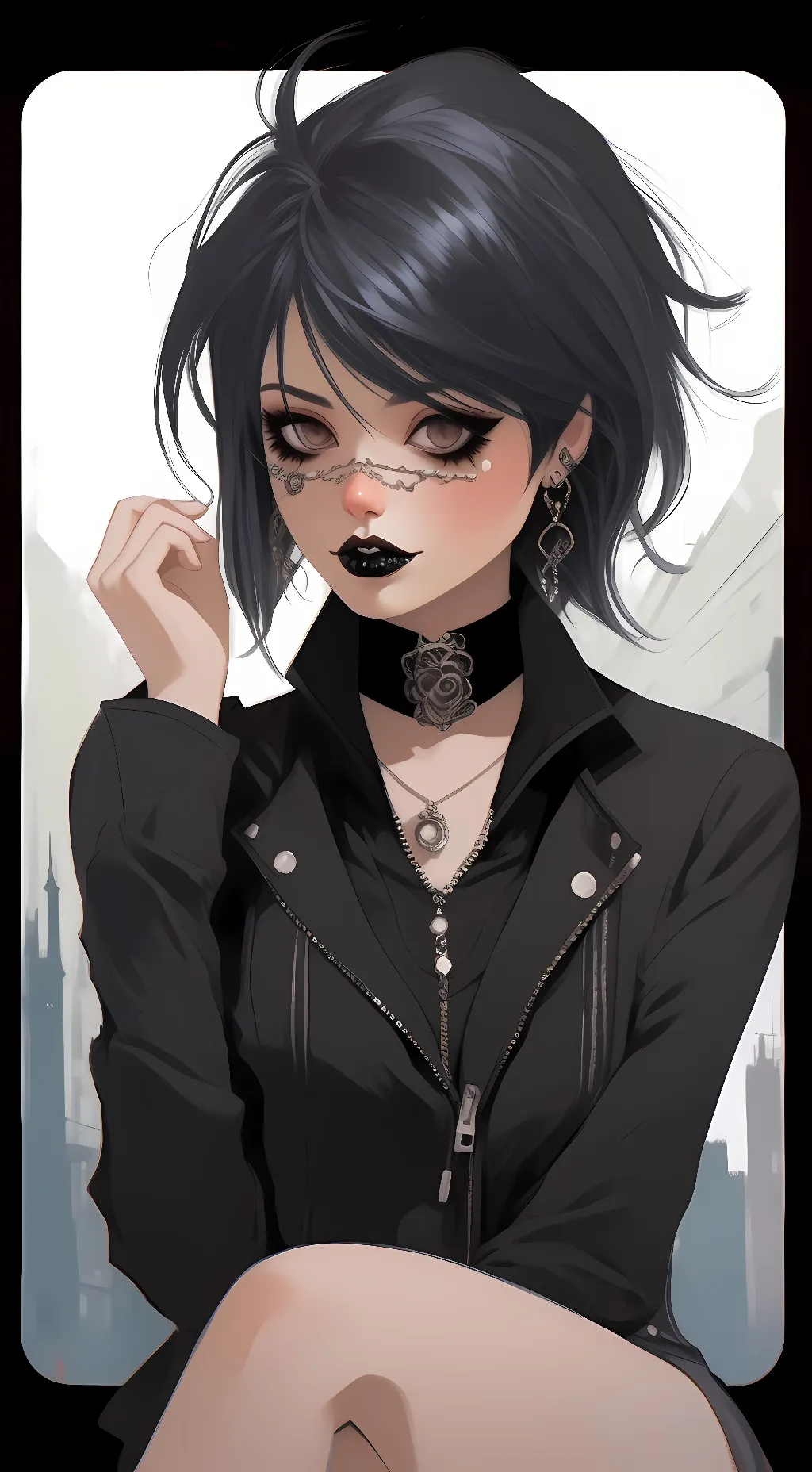ai character: Roblox slender🚺 background