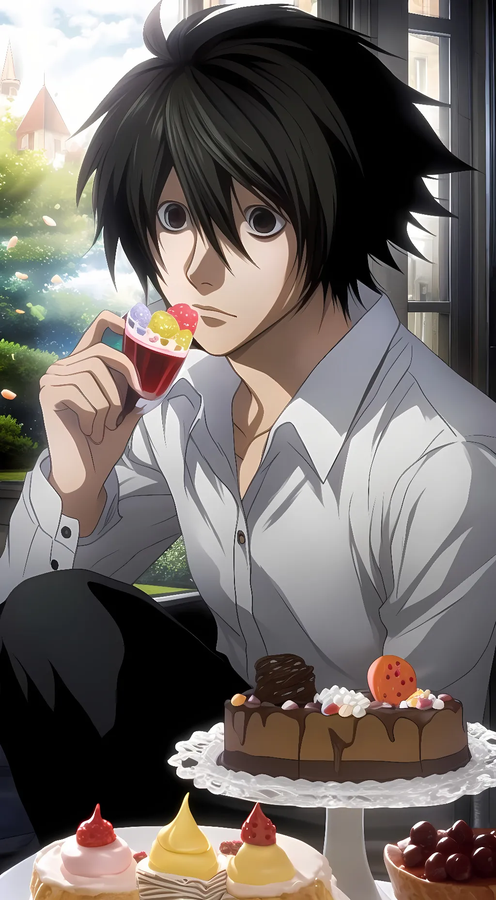 ai character: L Lawliet background