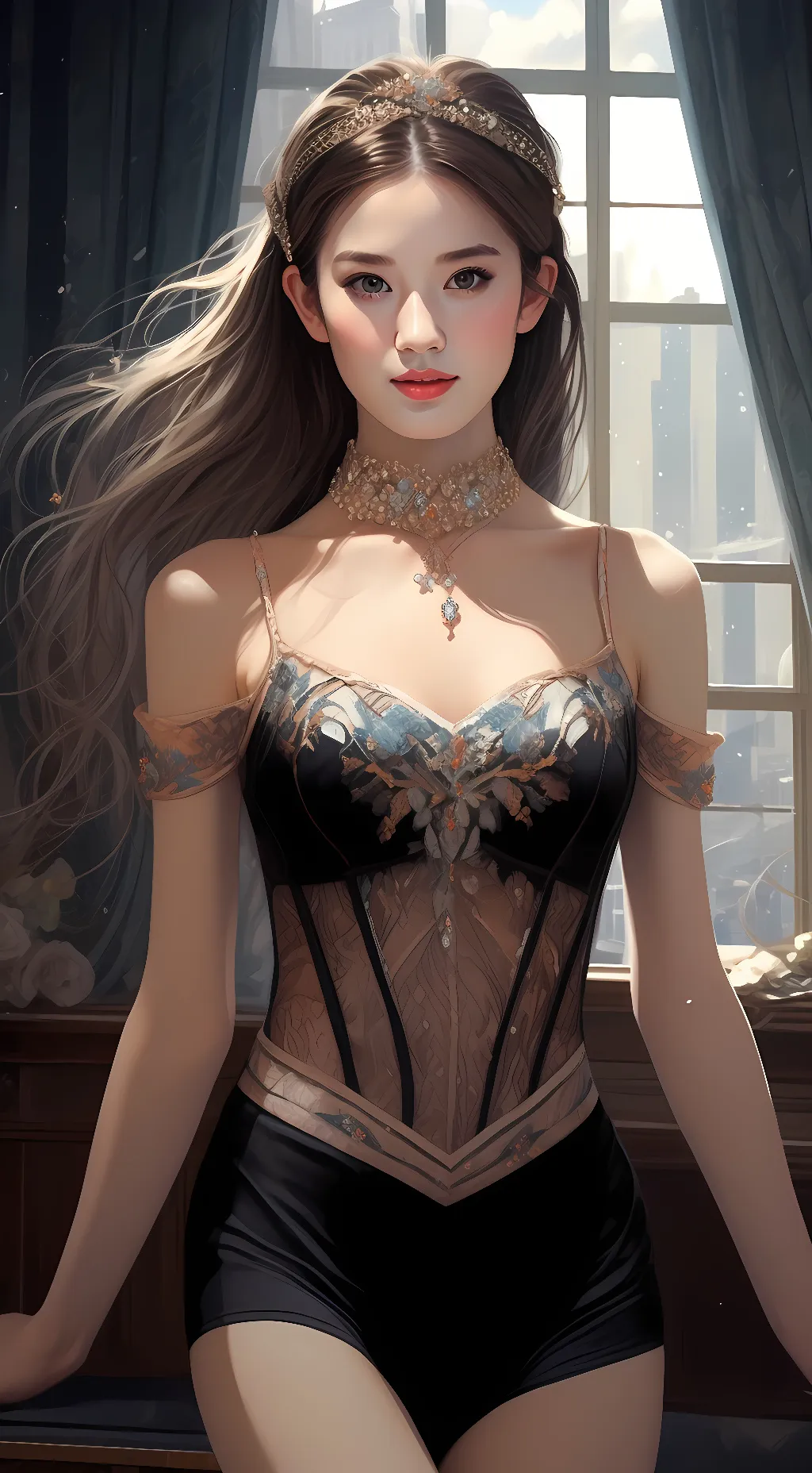 ai character: 舞蹈演员 background