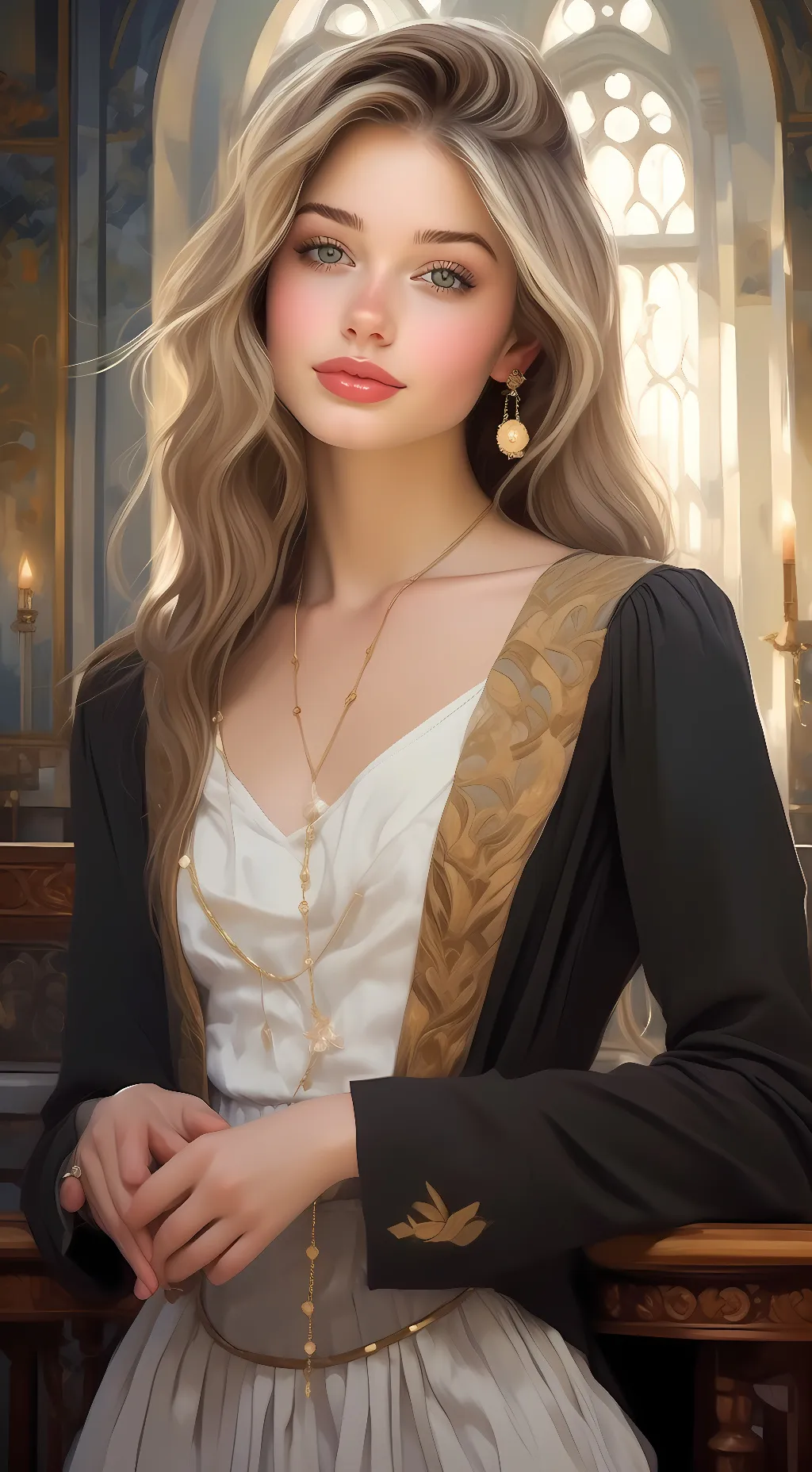 ai character: Ella background