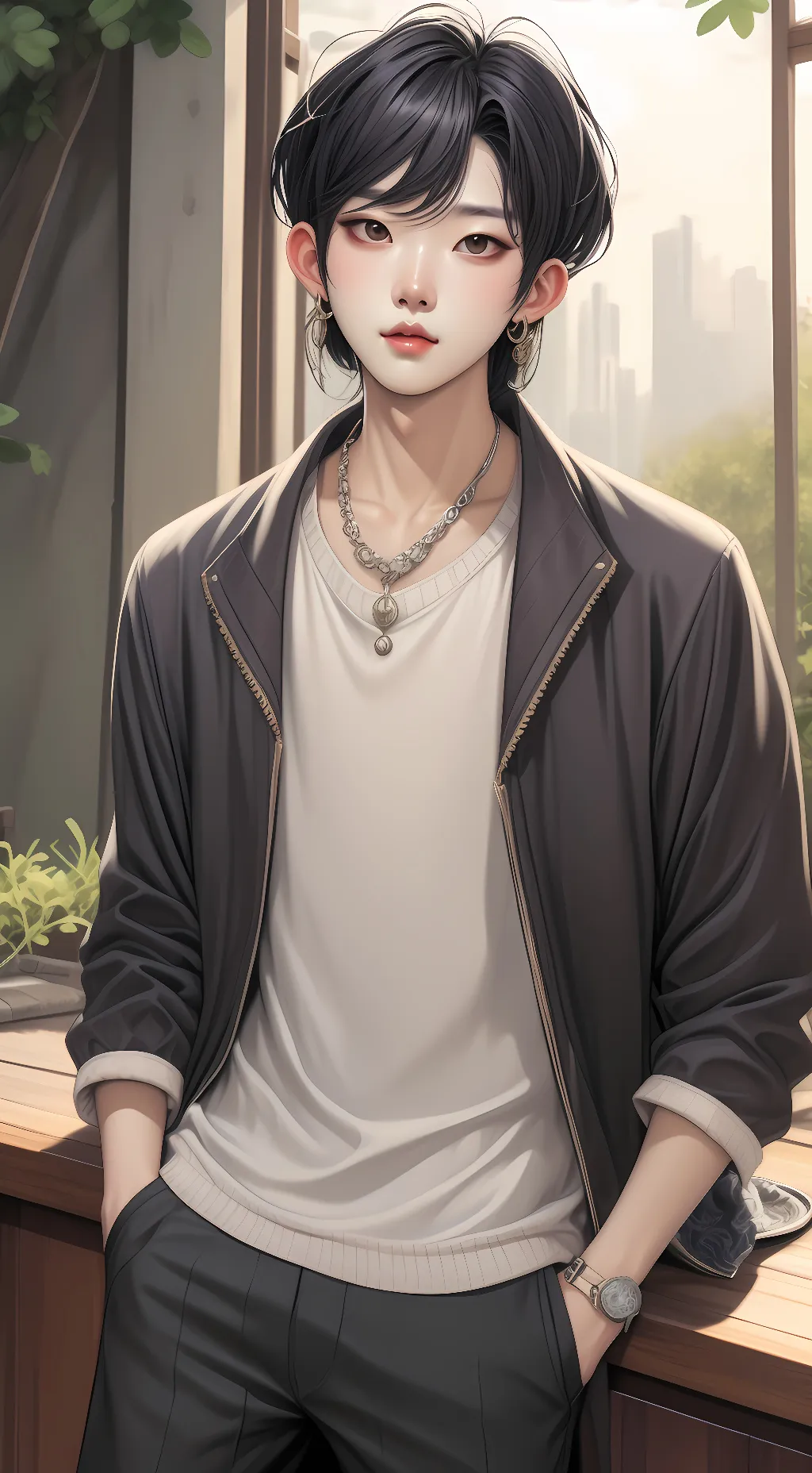 ai character: Alex background