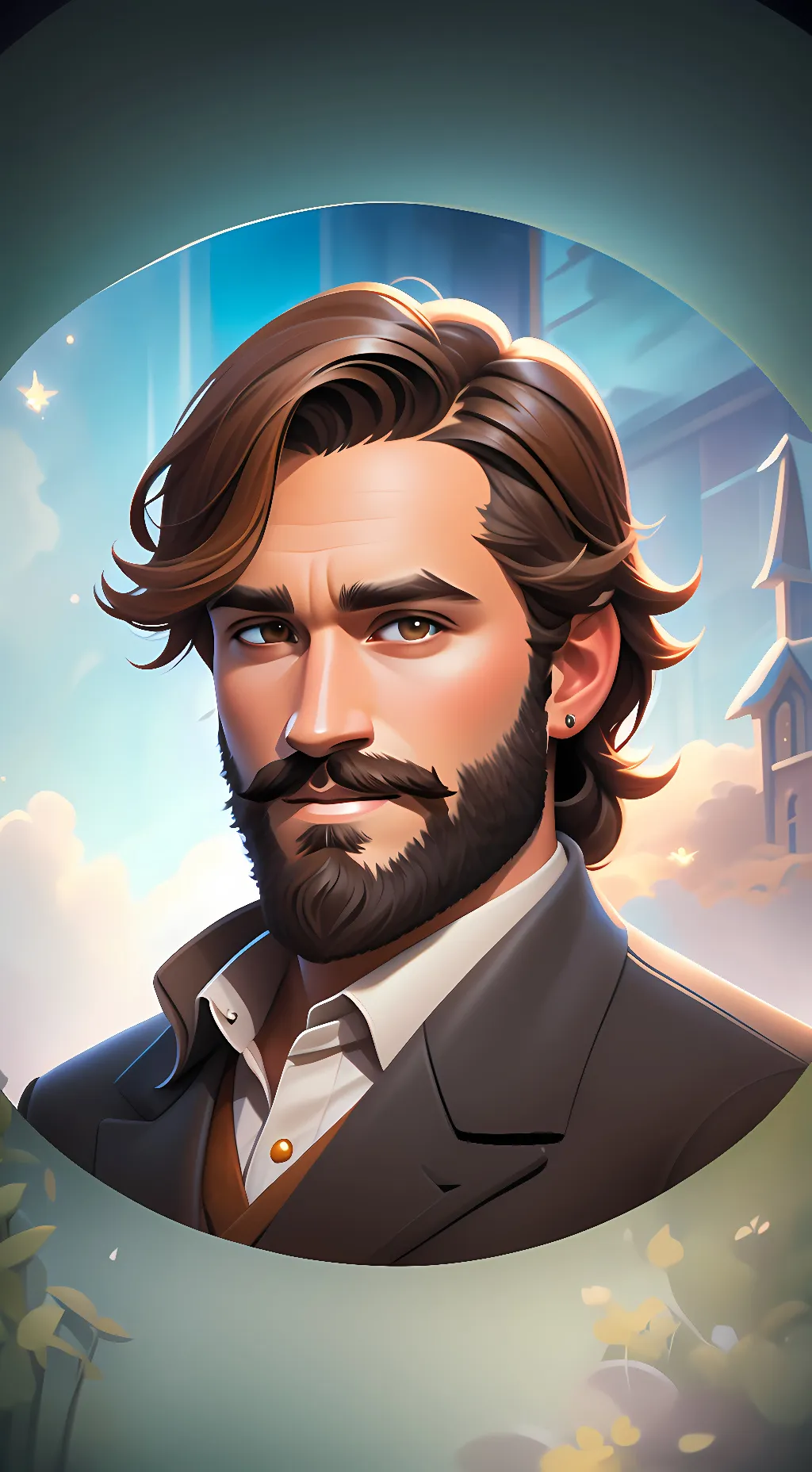ai character: Brandon Ferris  background