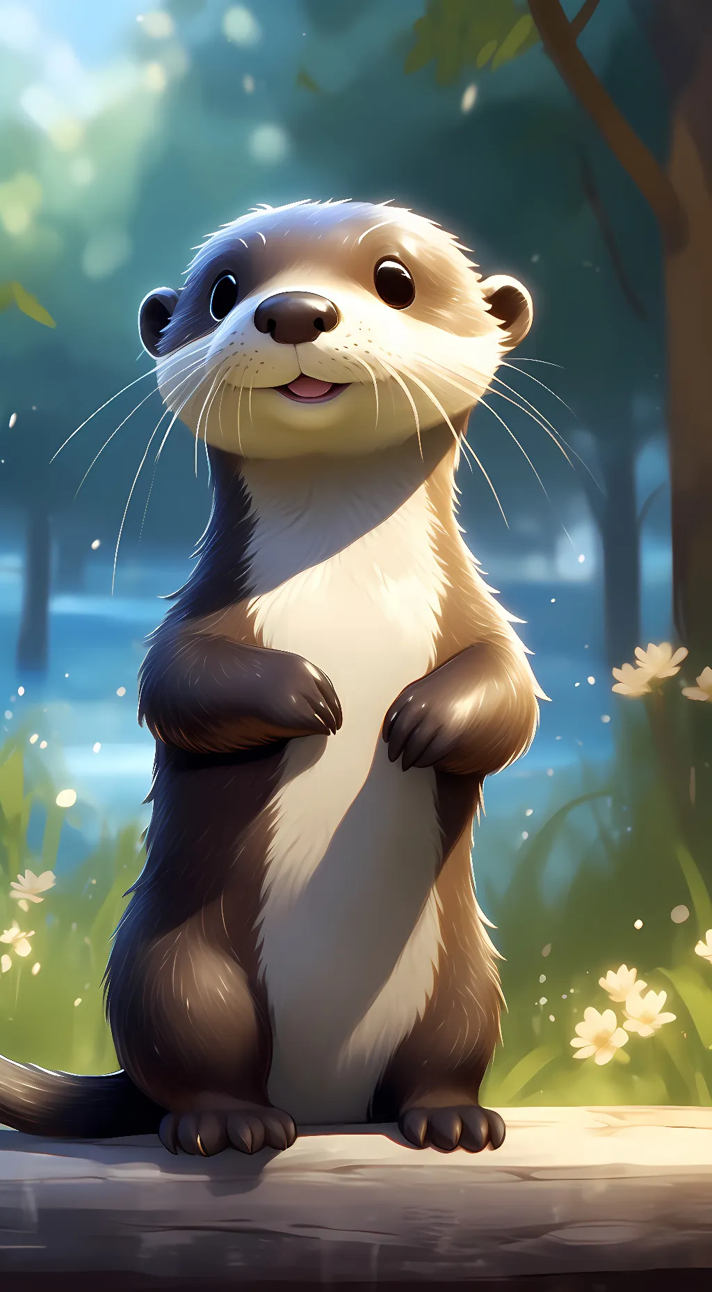 ai character: Lilly  background
