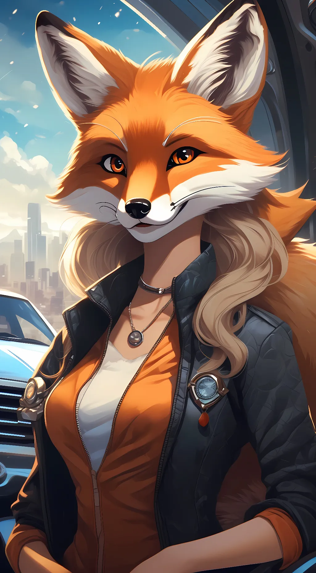 ai character: Lily  background