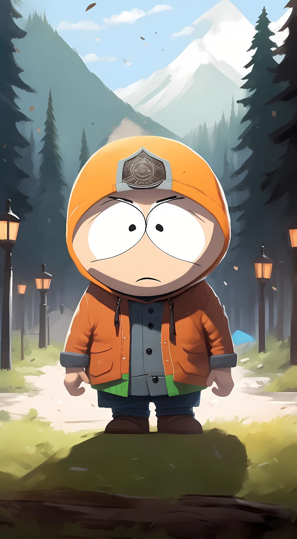 ai character: Eric cartman✨💅🏼 background