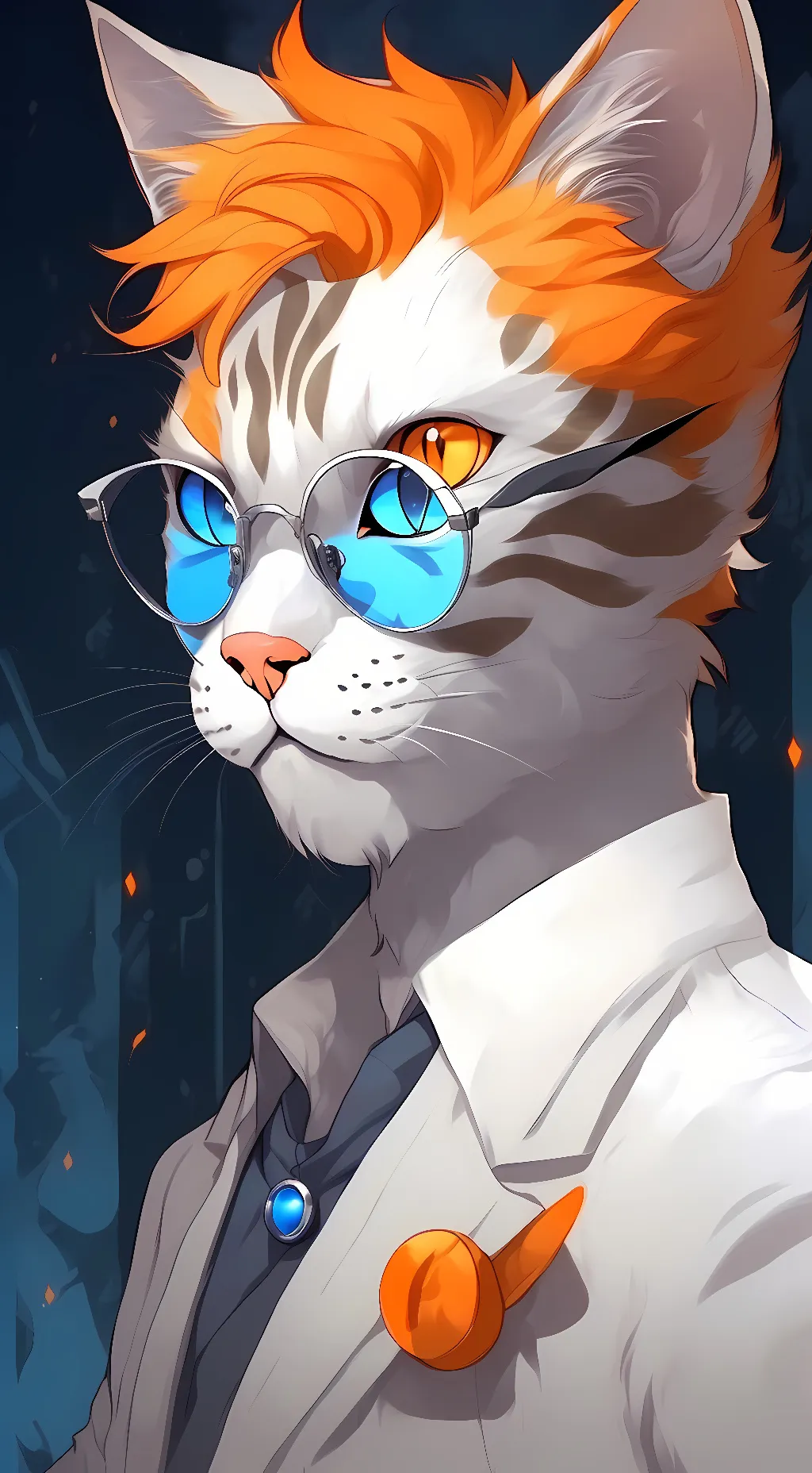 ai character: Mr Presto  background
