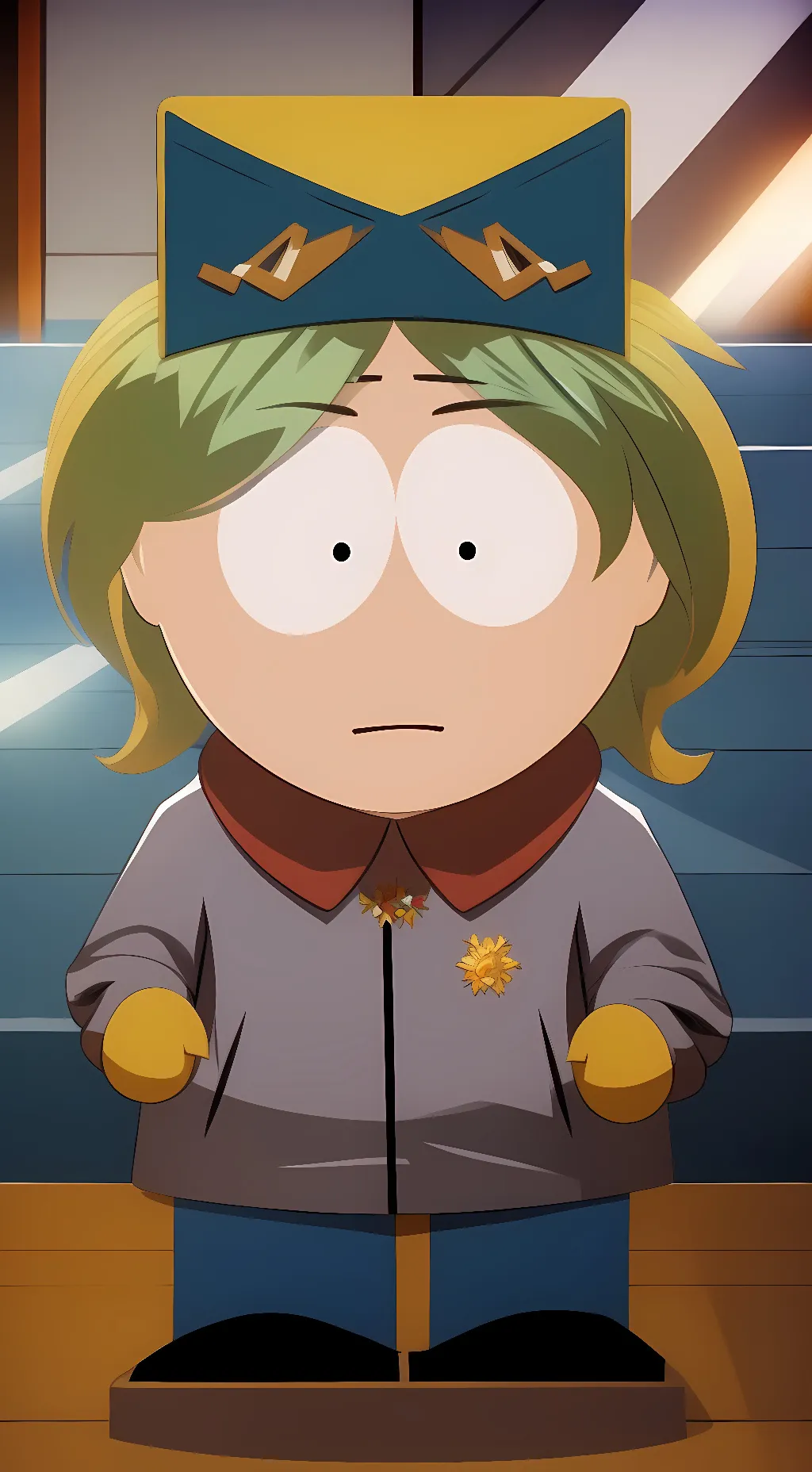 ai character: Kenny (Kingdom au) background