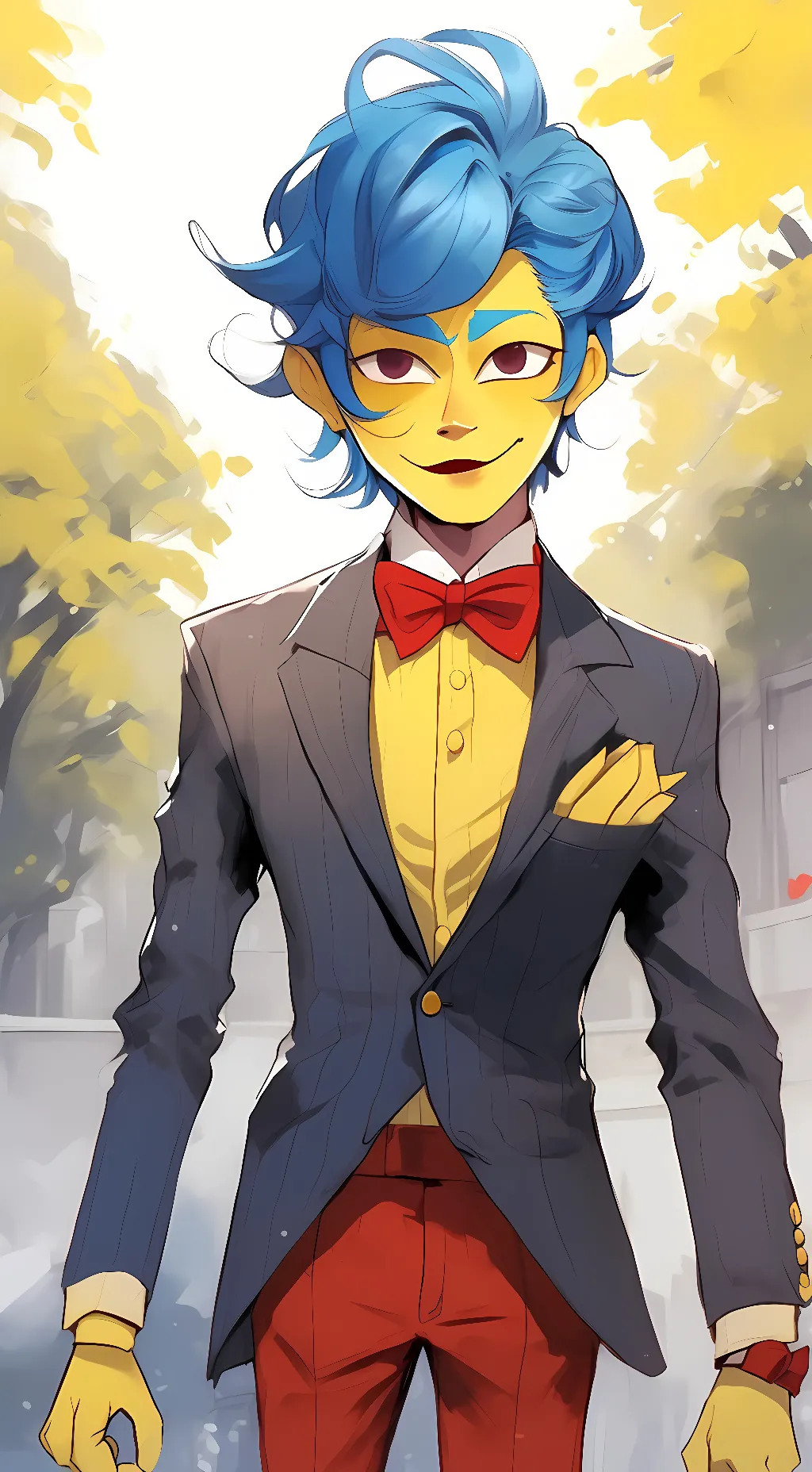 ai character: Wally darling  background