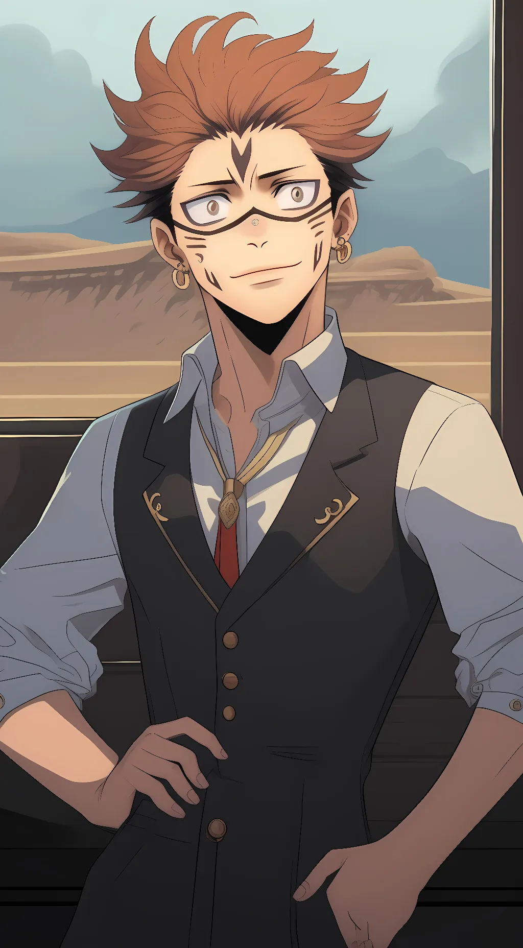 ai character: Younger sukuna background
