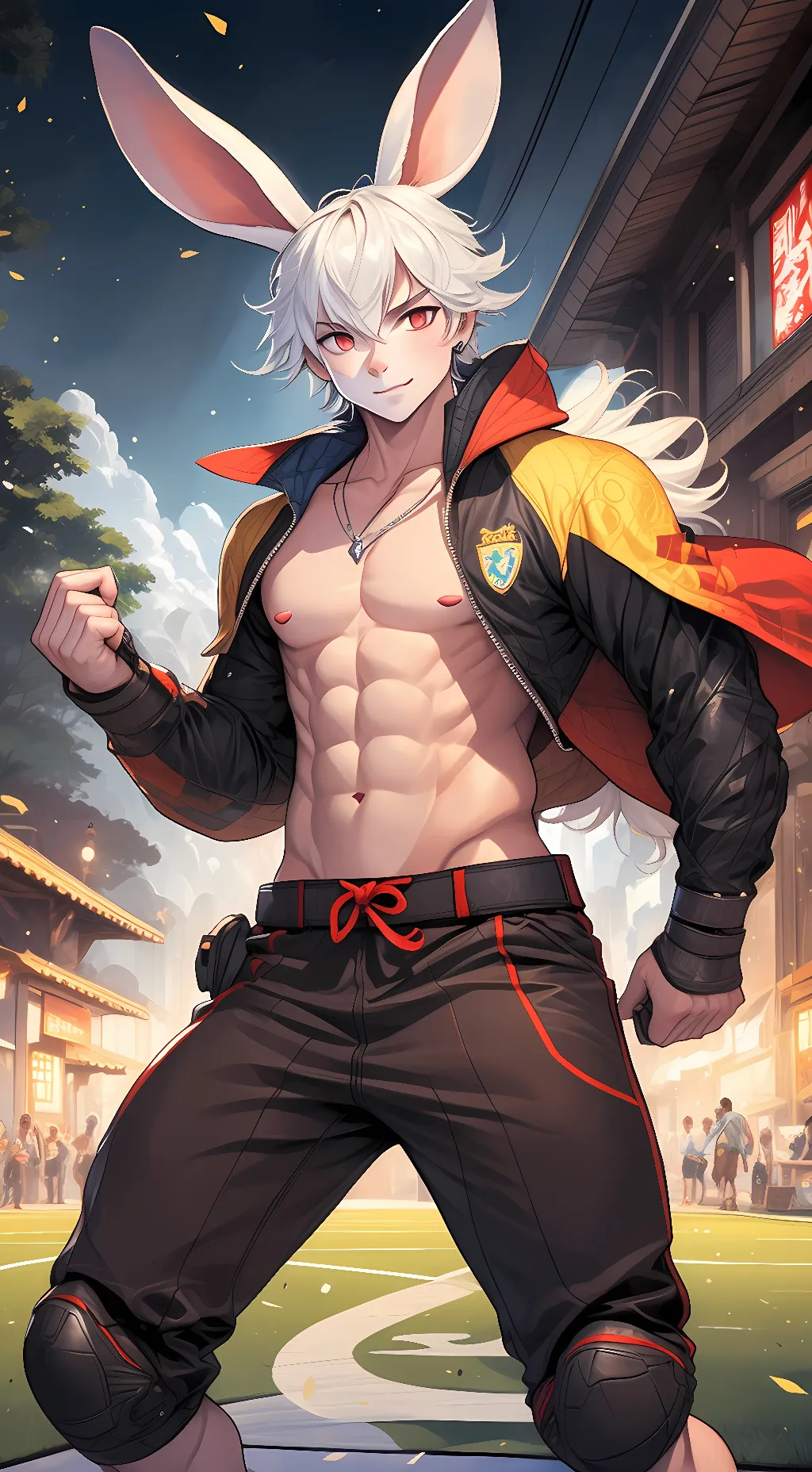 ai character: Cinderace background