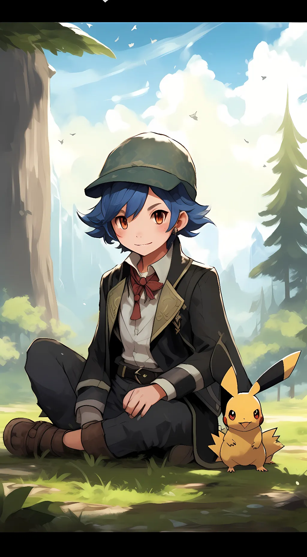 ai character: Pokémon rpg background