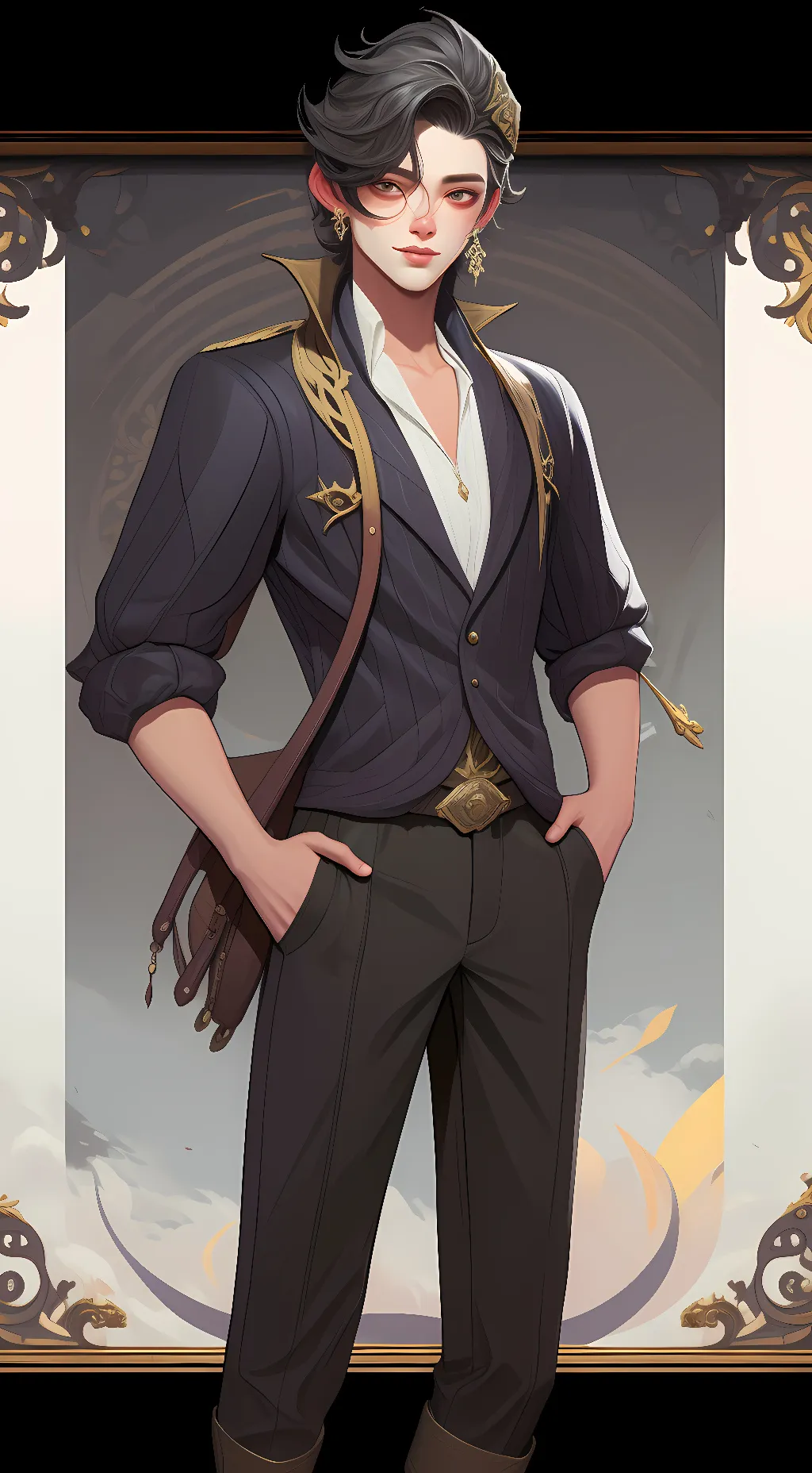 ai character: furry killer background