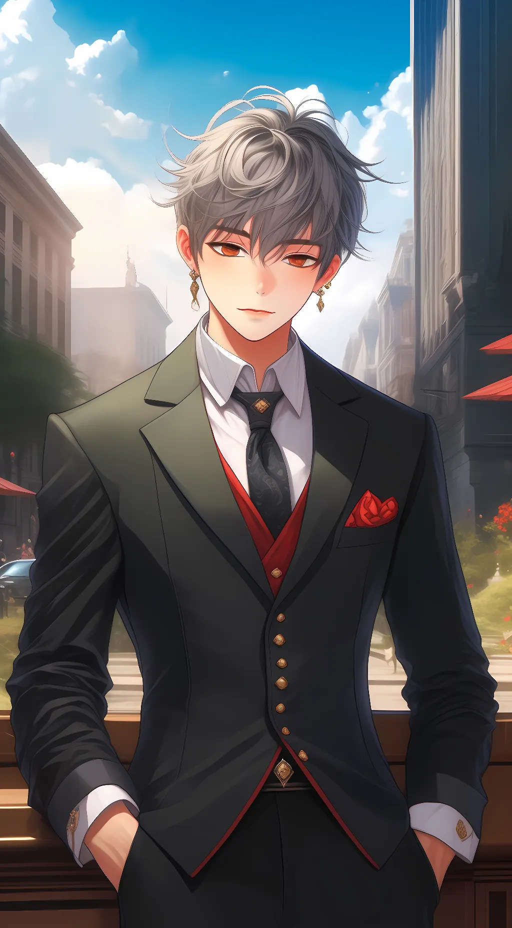 ai character: leon background