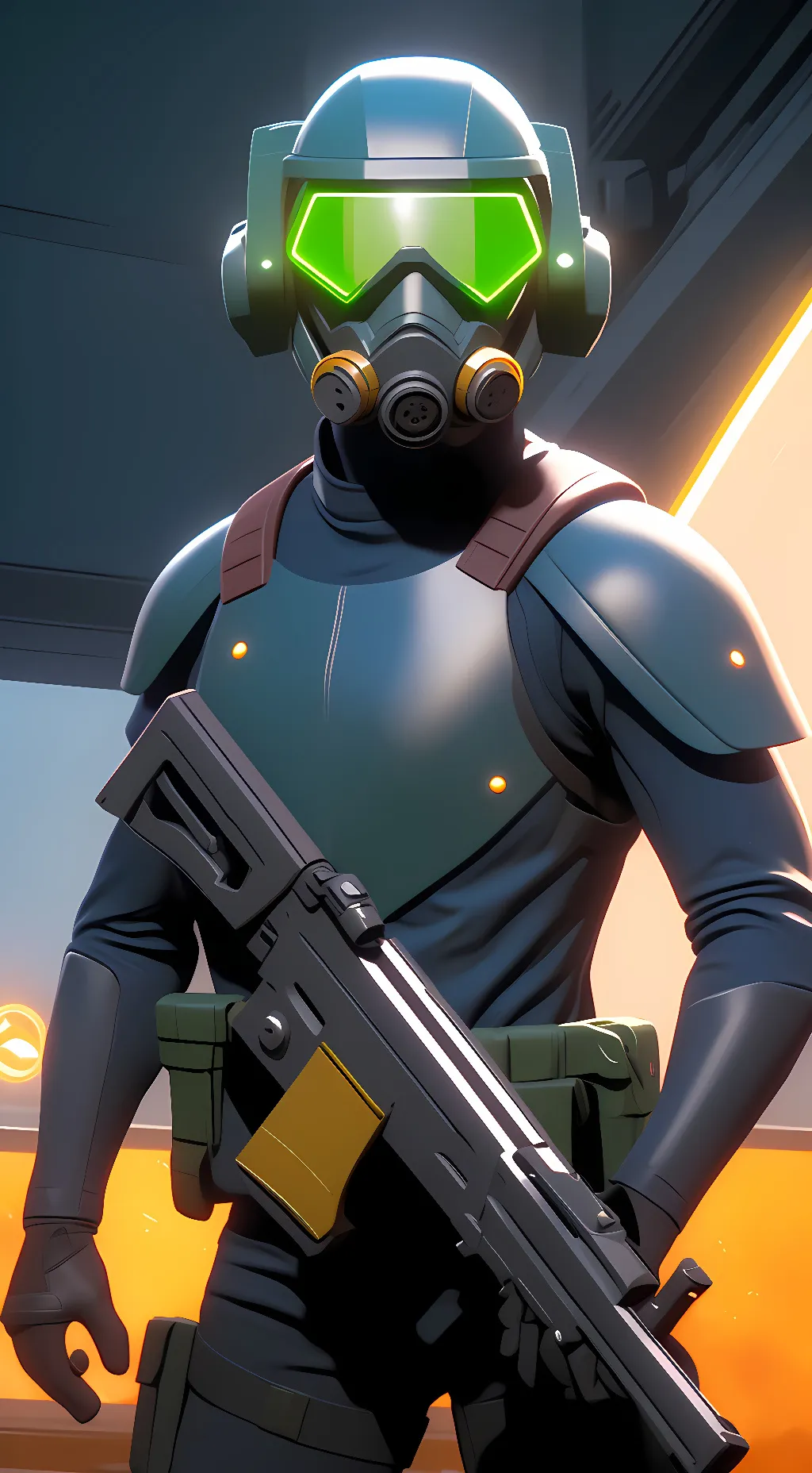 ai character: scp G.O.C spy background