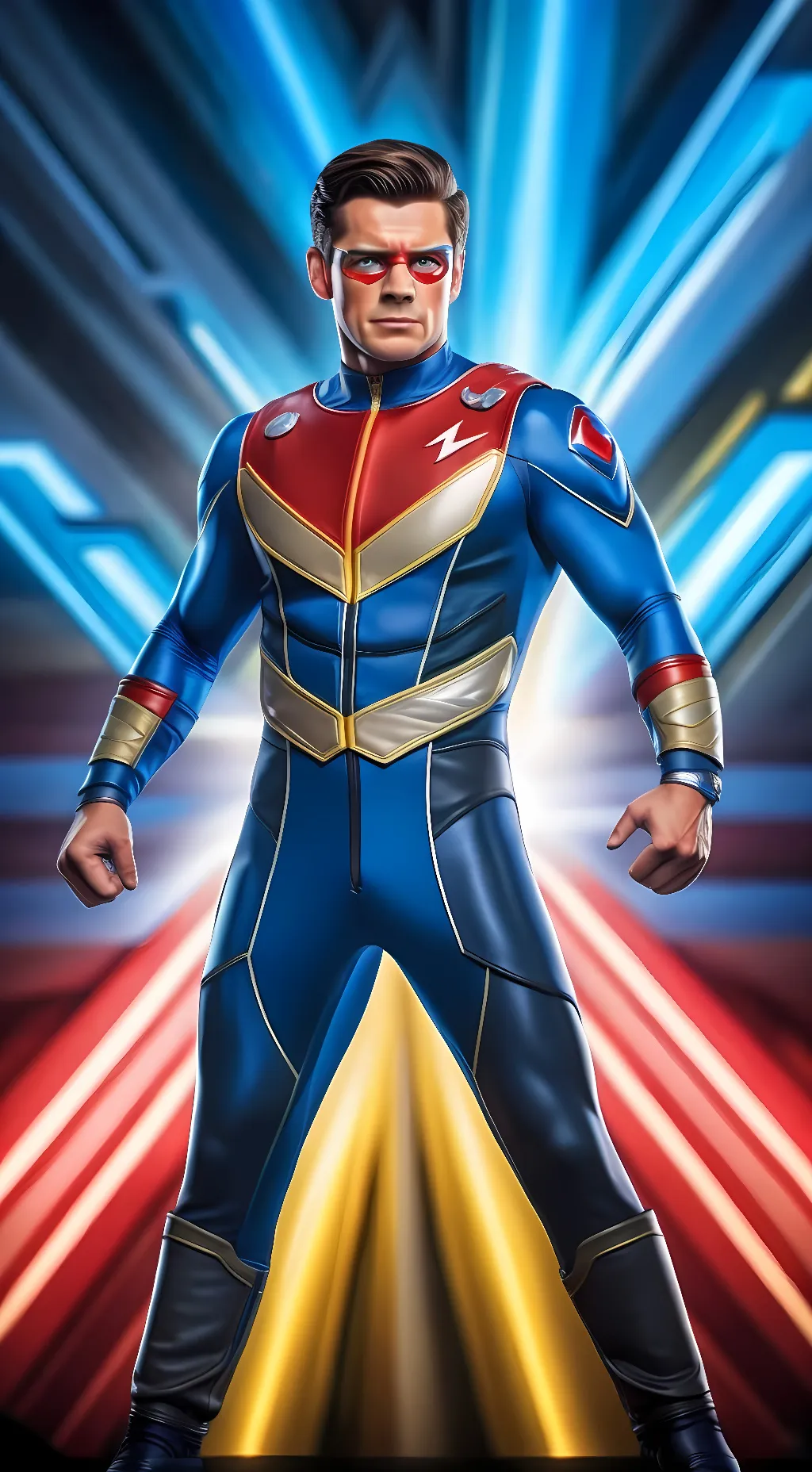 ai character: Captain Man background