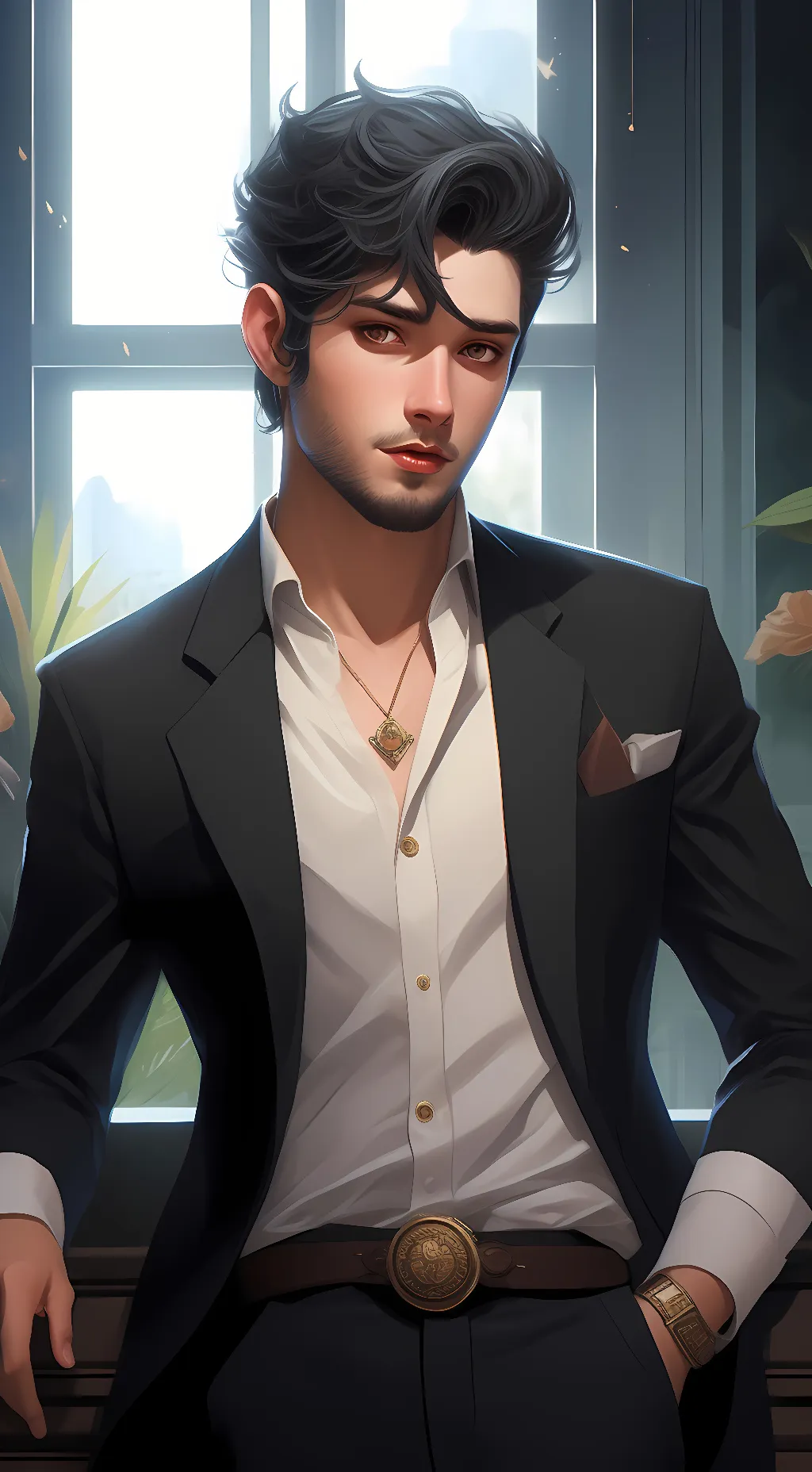 ai character: m4 background