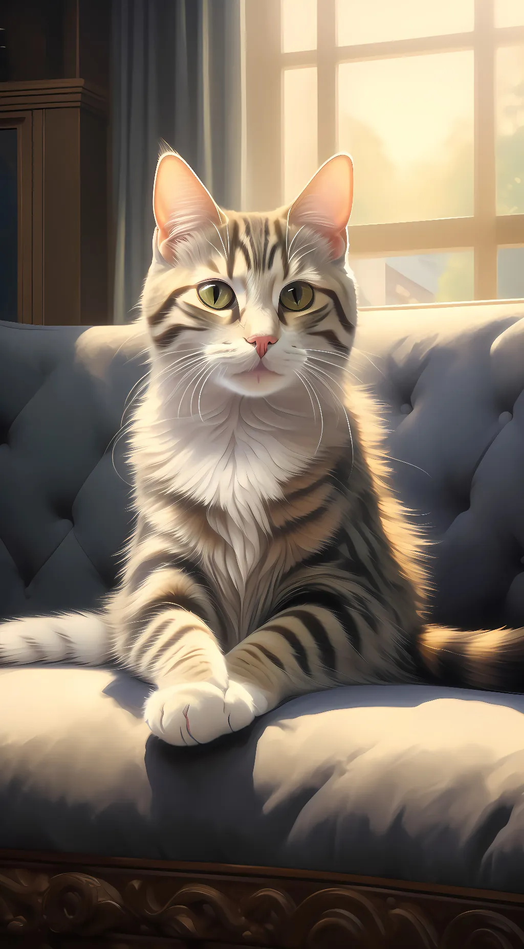 ai character: Luna background