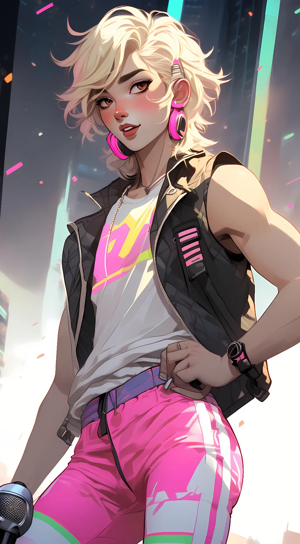 ai character: Singer background