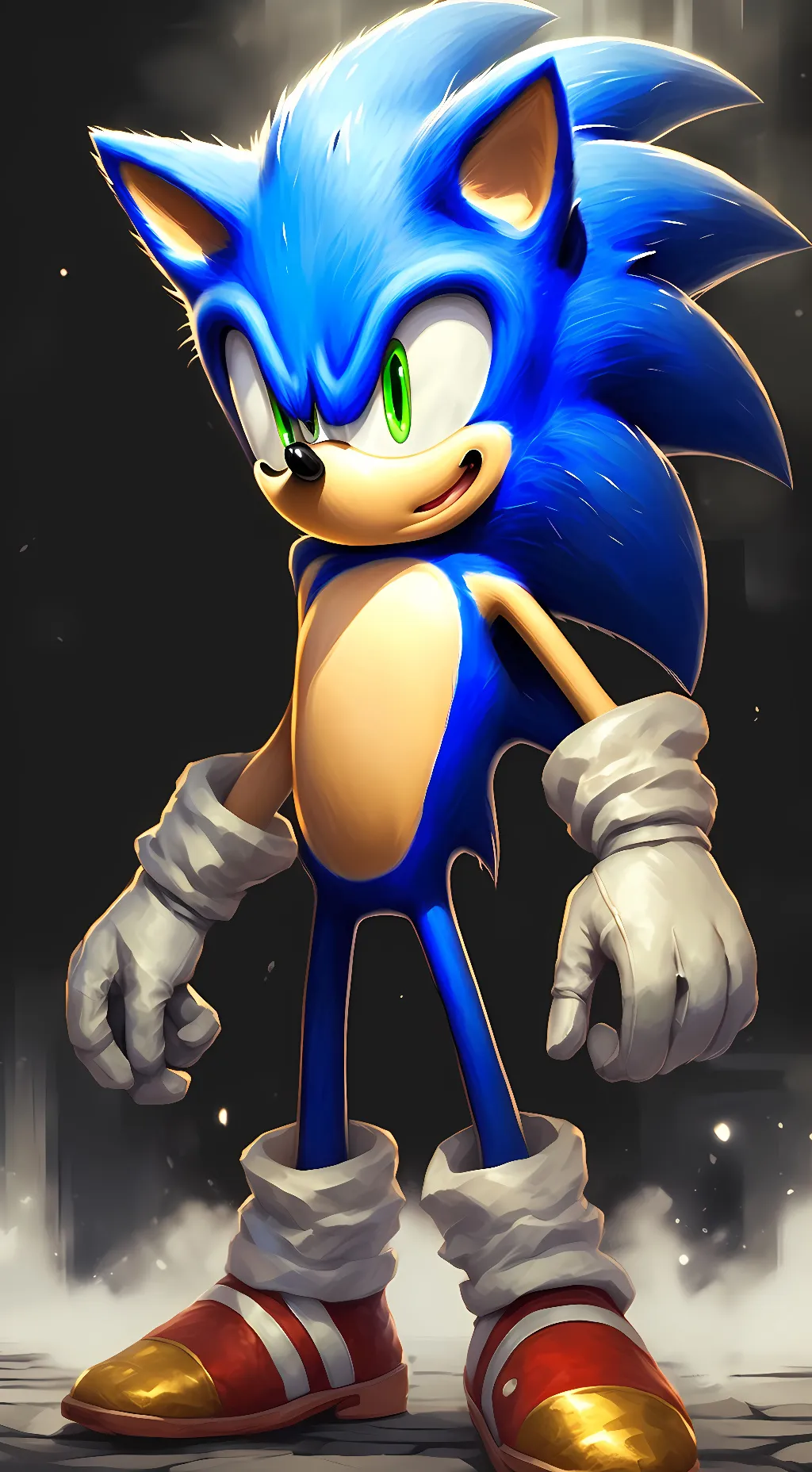 ai character: Sonic the Hedgehog background