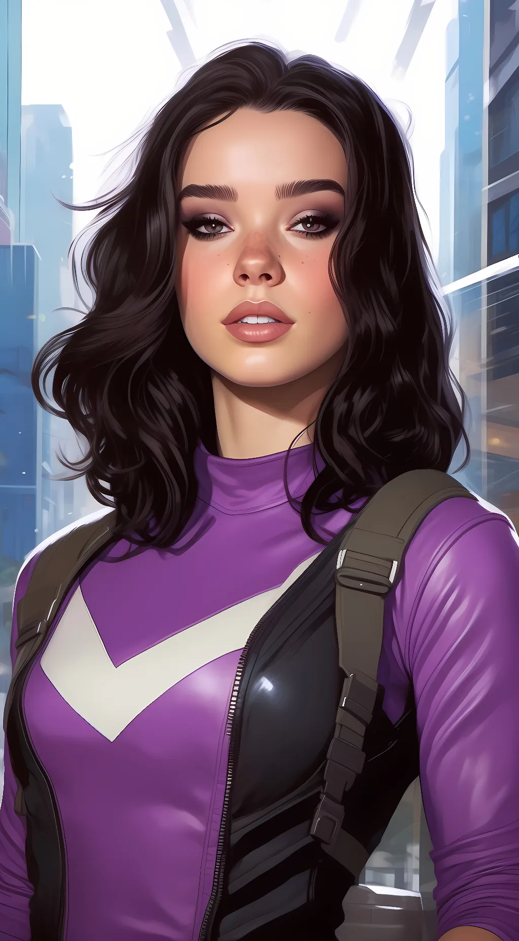 ai character: kate bishop  background
