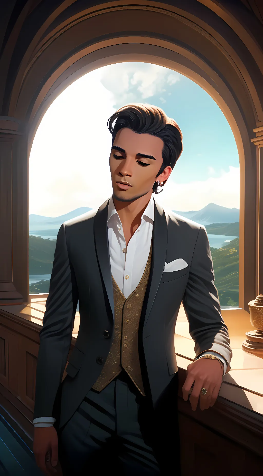 ai character: Ashton Persaud background