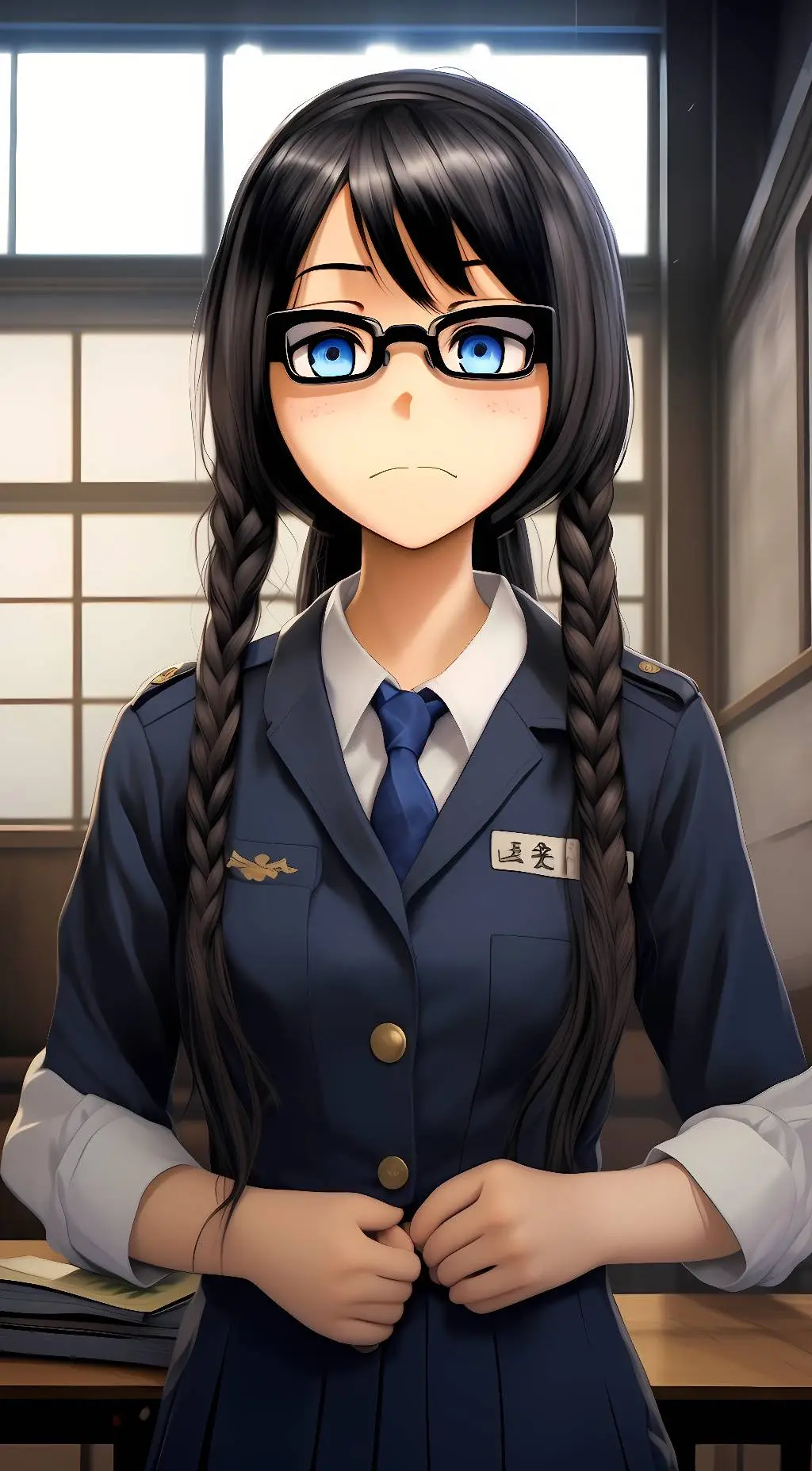 ai character: Saki Yoshida background