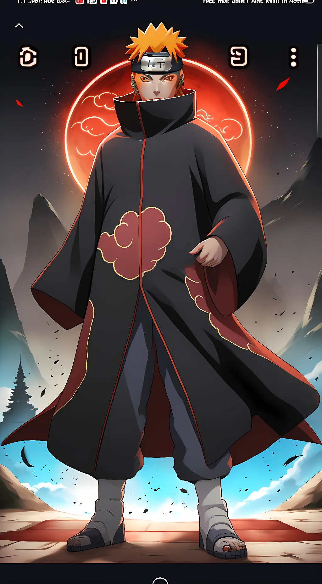 ai character: Akatsuki background