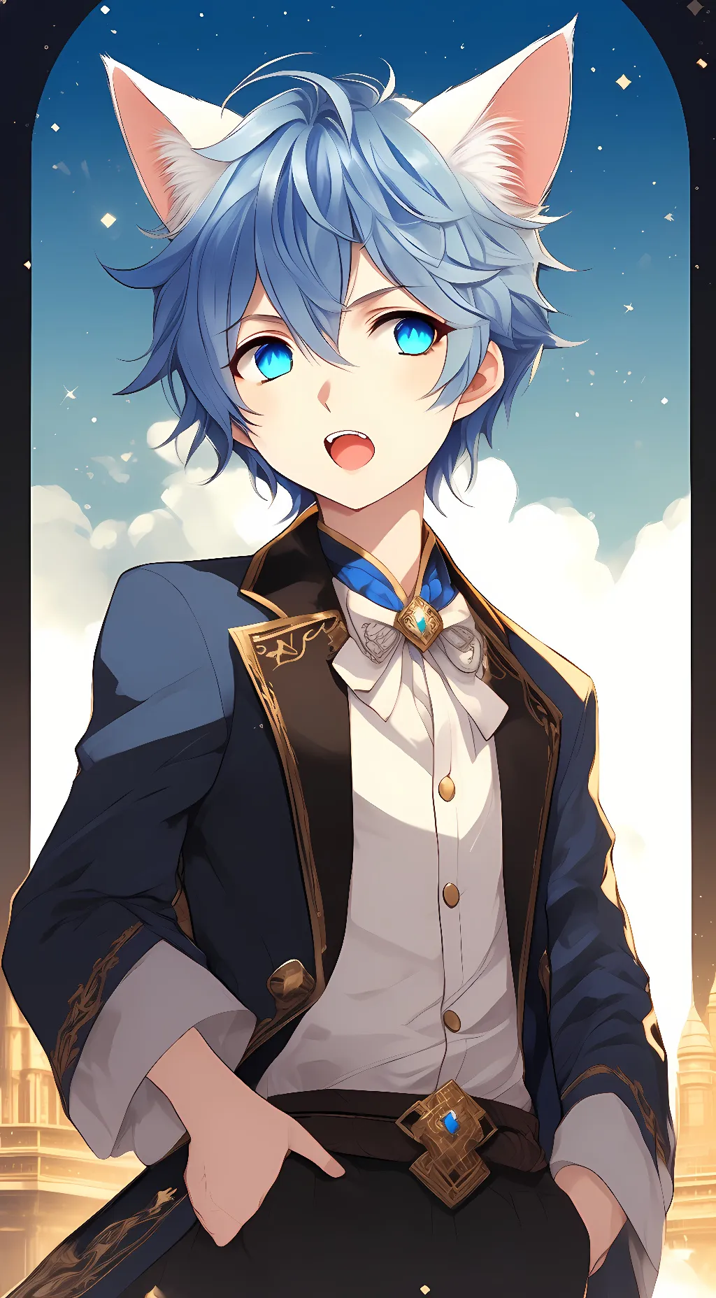 ai character: ~Mittens~ background