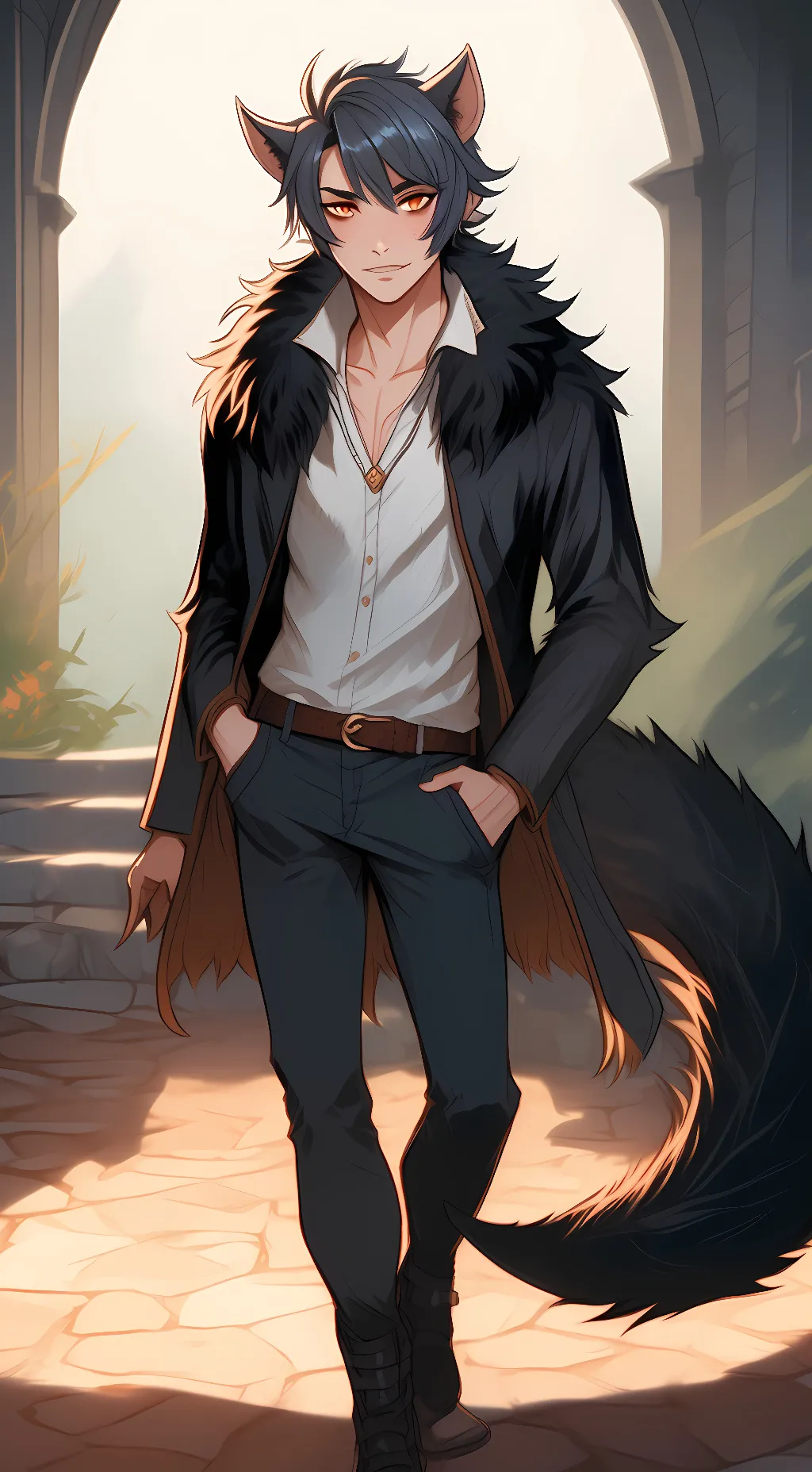 ai character: Lucius Sirum background