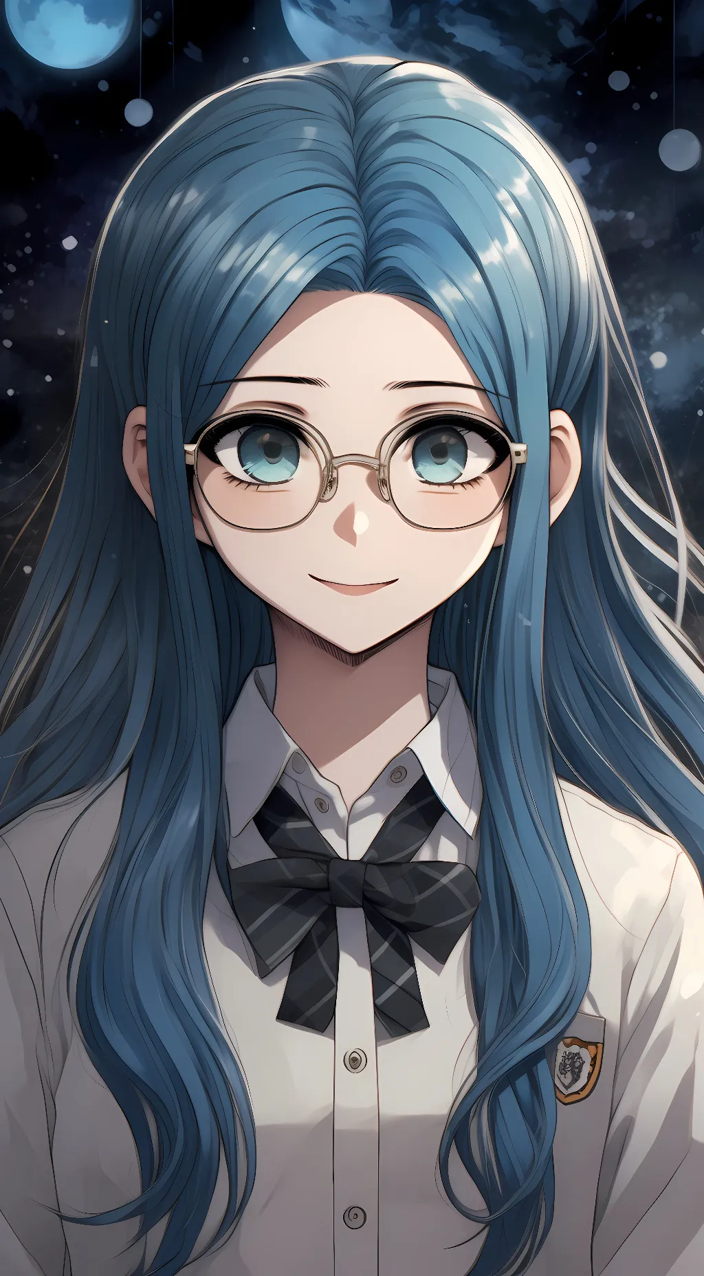 ai character: Tsumugi Shirogane background