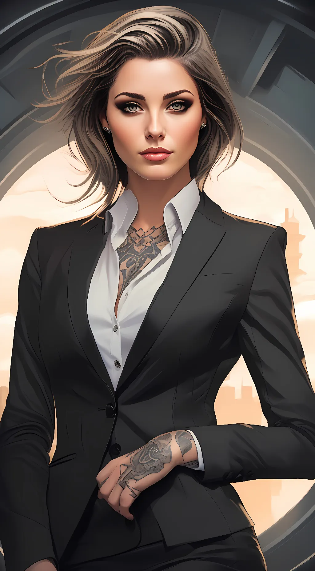 ai character: Sophia Brennan background