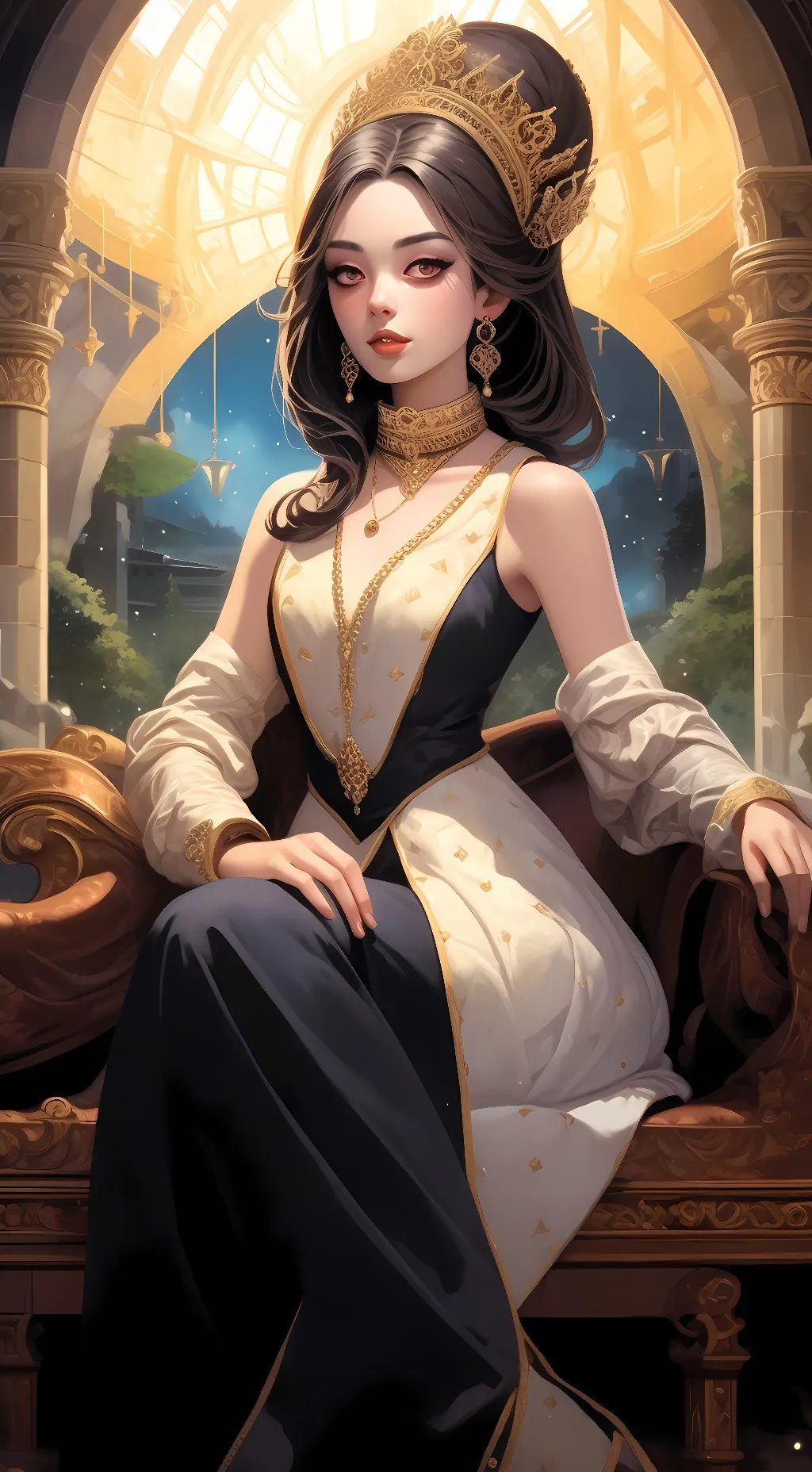 ai character: Seraphina Moon background