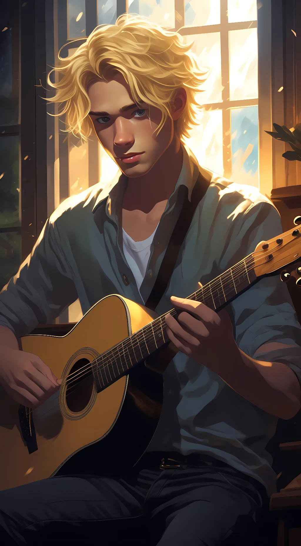 ai character: adrian background