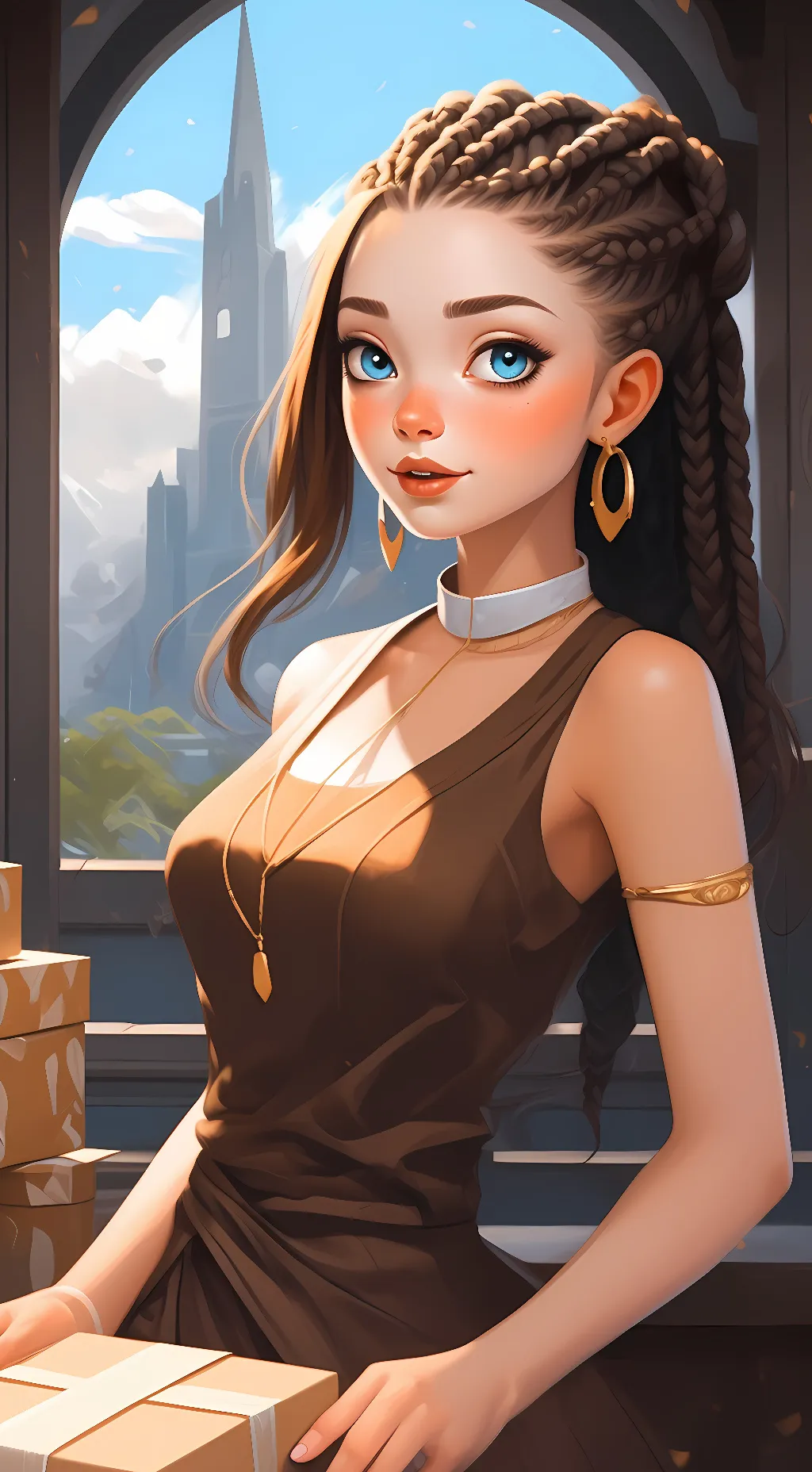 ai character: zye background