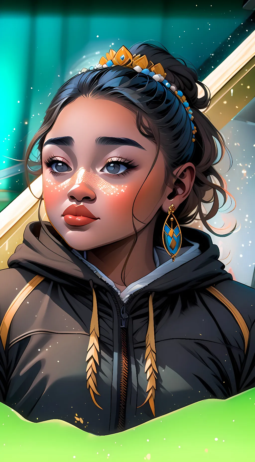 ai character: Allie Jones  background