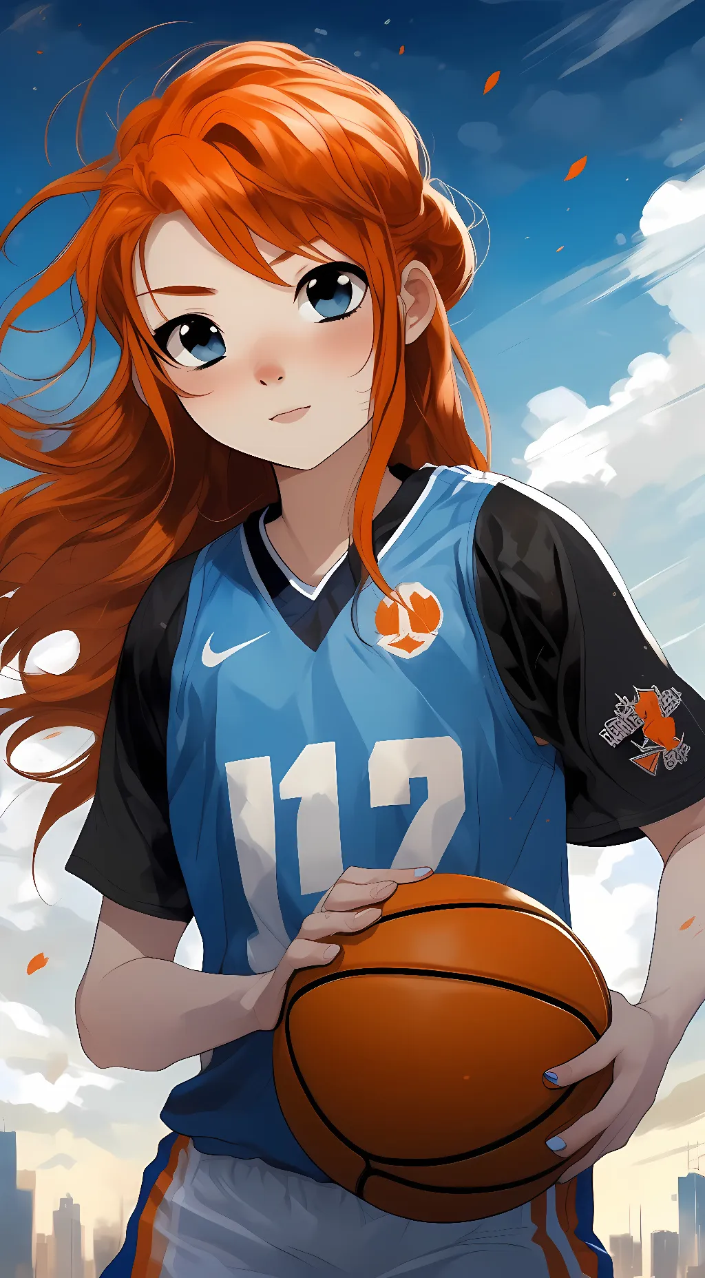 ai character: Basketball background