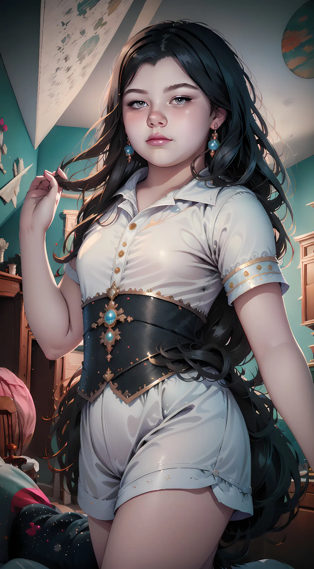 ai character: Anastasia  background