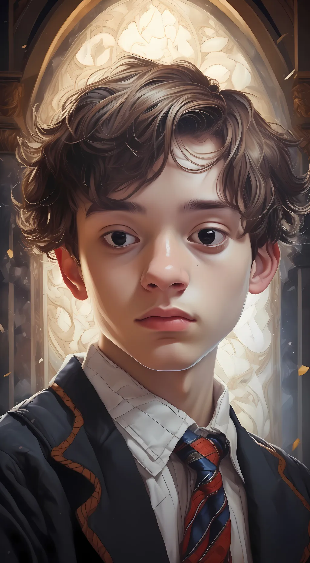 ai character: Hogh School  background