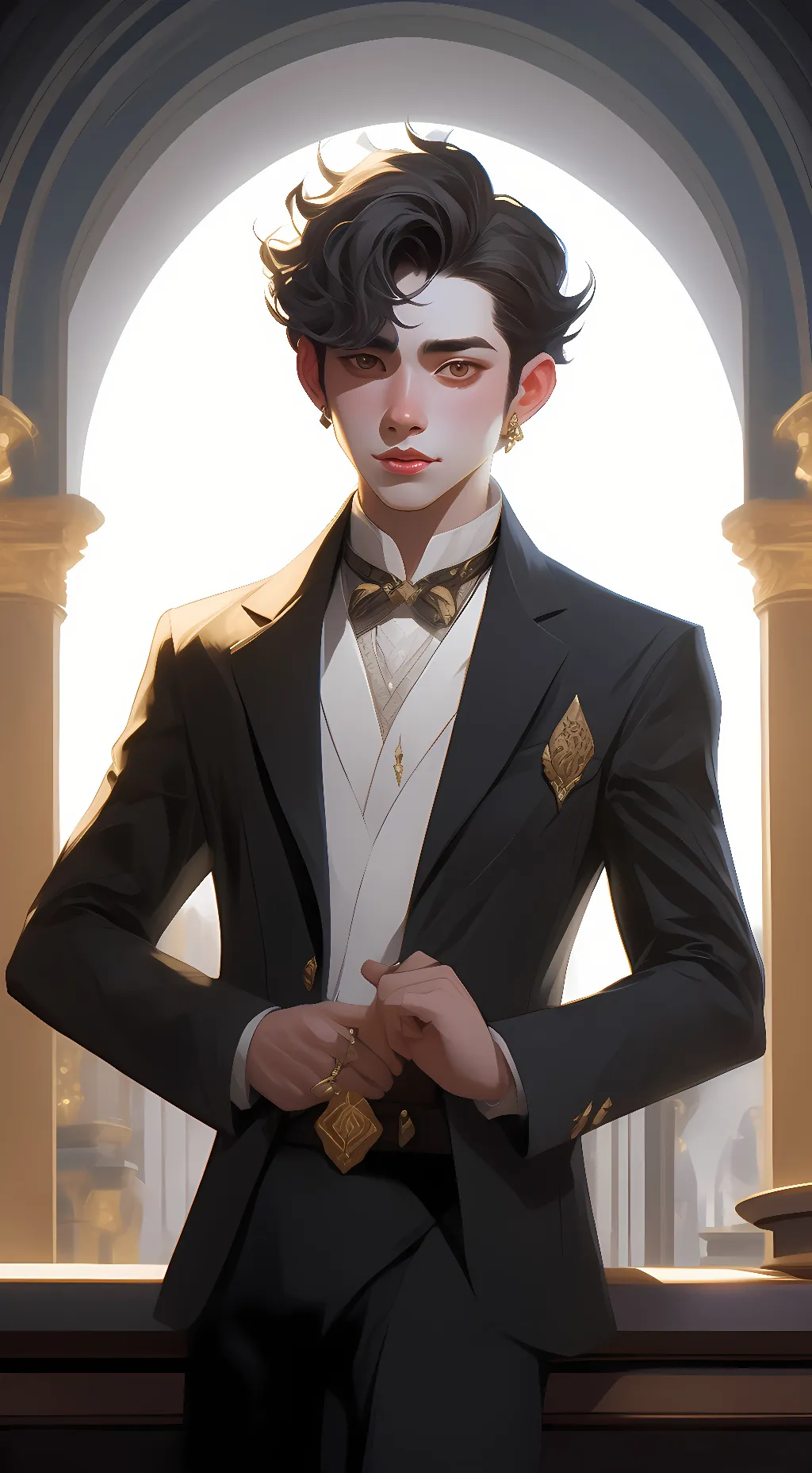 ai character: Derek  background