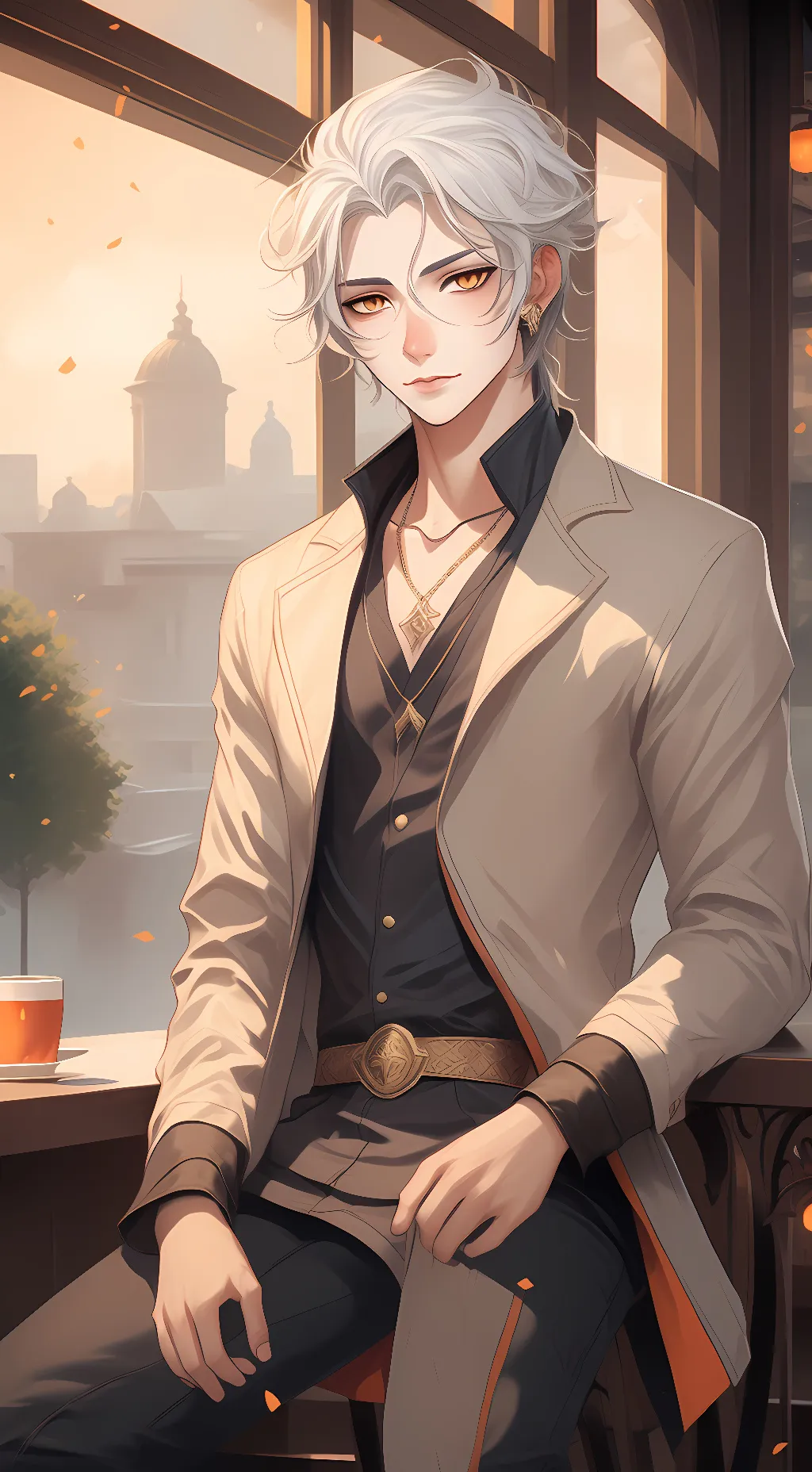 ai character: Kuragari  background